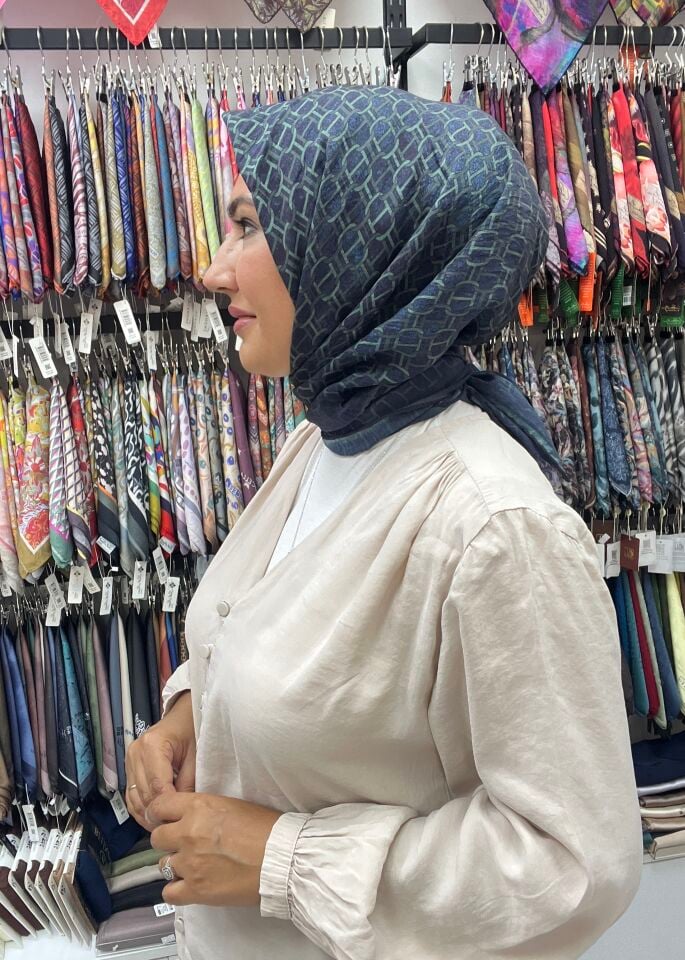 LA BOUTİQUE GÜZ SERİSİ EŞARP 1181 PETROL