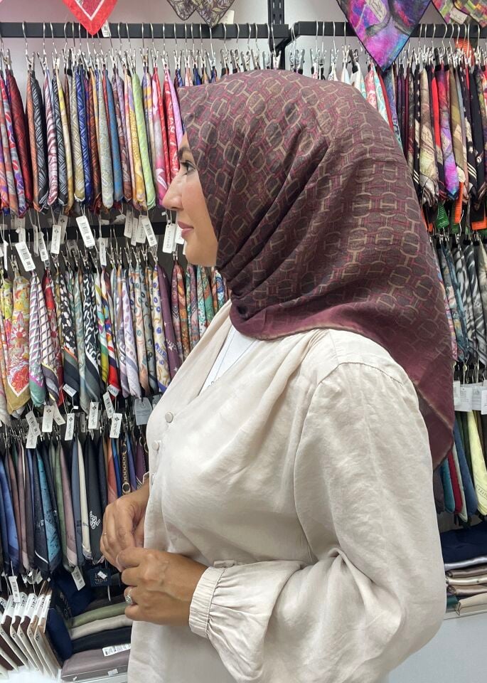 LA BOUTİQUE GÜZ SERİSİ EŞARP 1181 BORDO