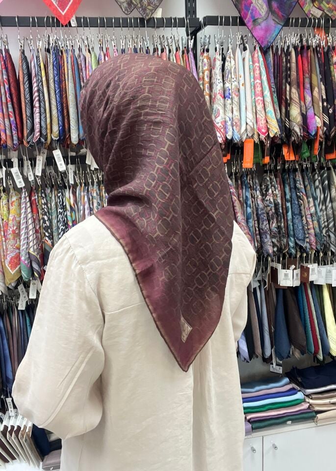 LA BOUTİQUE GÜZ SERİSİ EŞARP 1181 BORDO