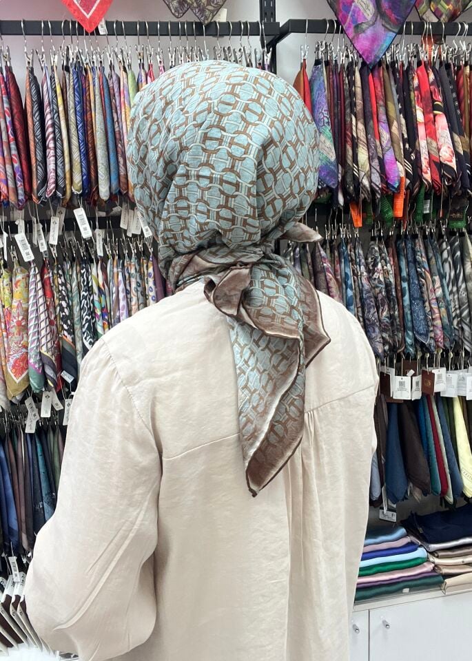 LA BOUTİQUE GÜZ SERİSİ EŞARP 1181 TURKUAZ