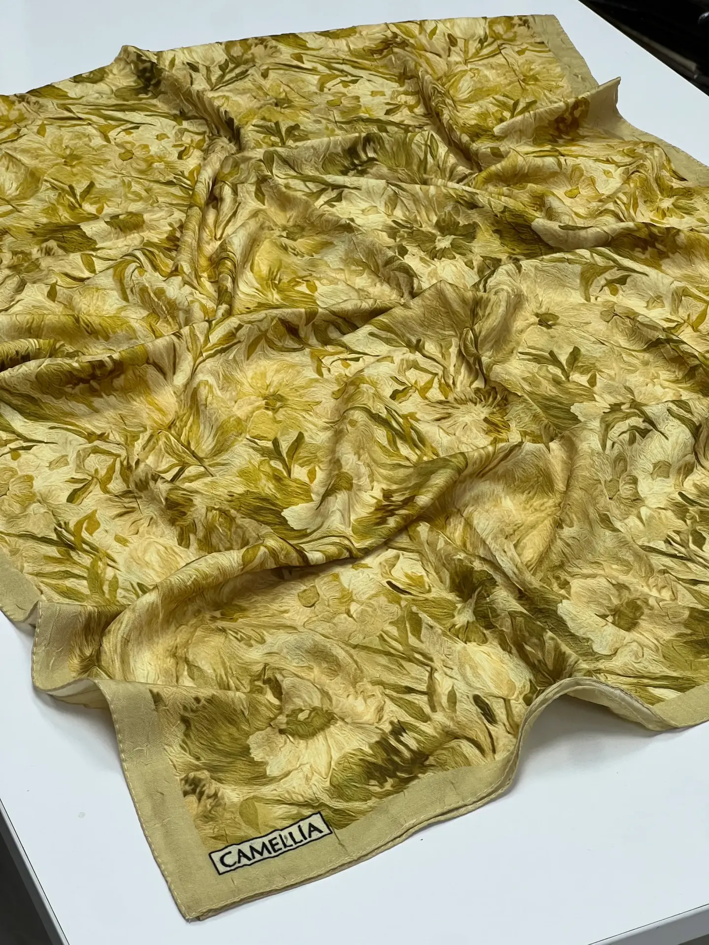 Çiçek desen bambu kraş şal MODEL 6