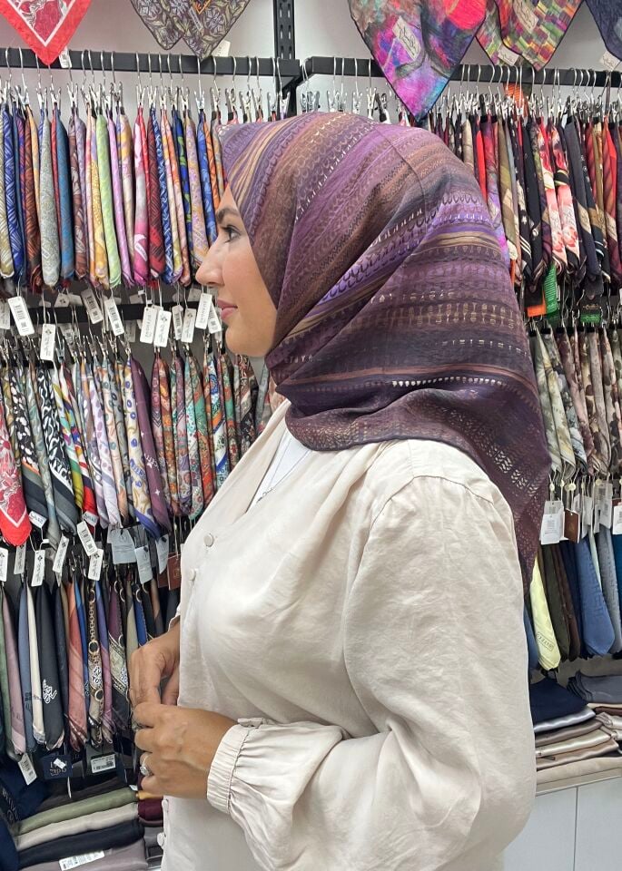 LA BOUTİQUE GÜZ SERİSİ EŞARPLAR 1182 LİLA