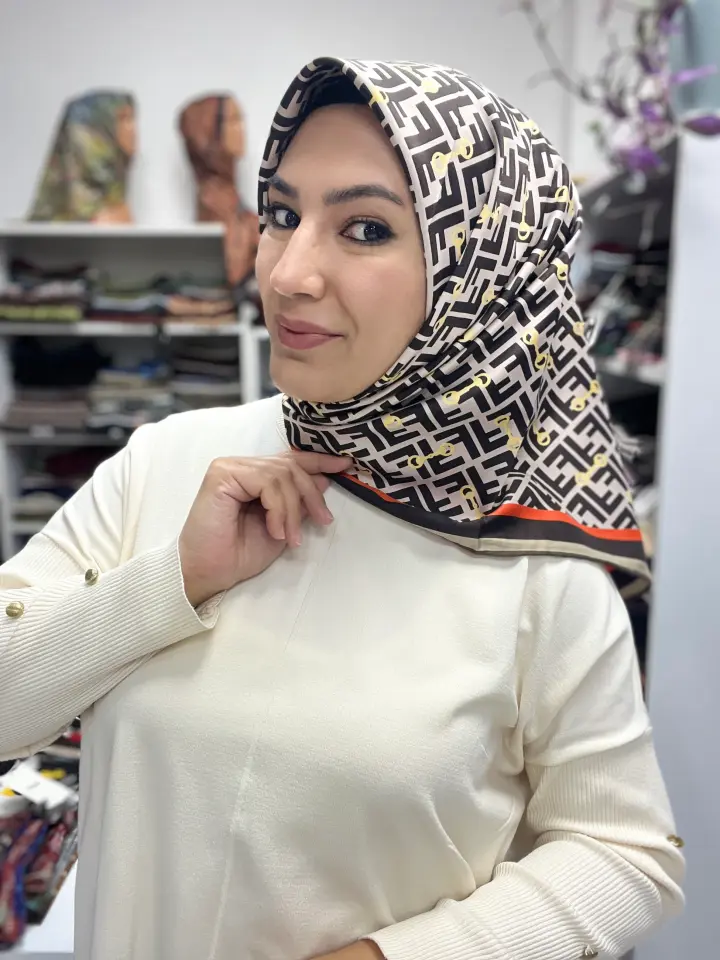 Fendi ithal eşarp 1001 MODEL 1