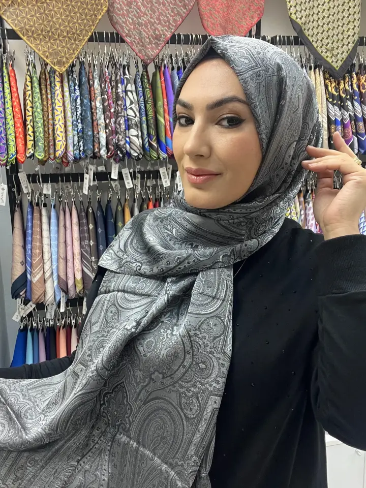 Etnik desen vual pamuk şal MODEL 3