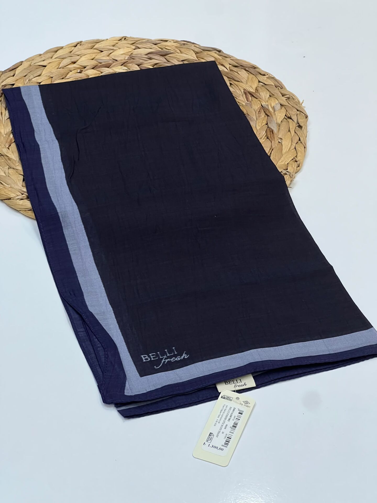 BELLİ FRESH TEK RENK EŞARPLAR 1186 LACİVERT