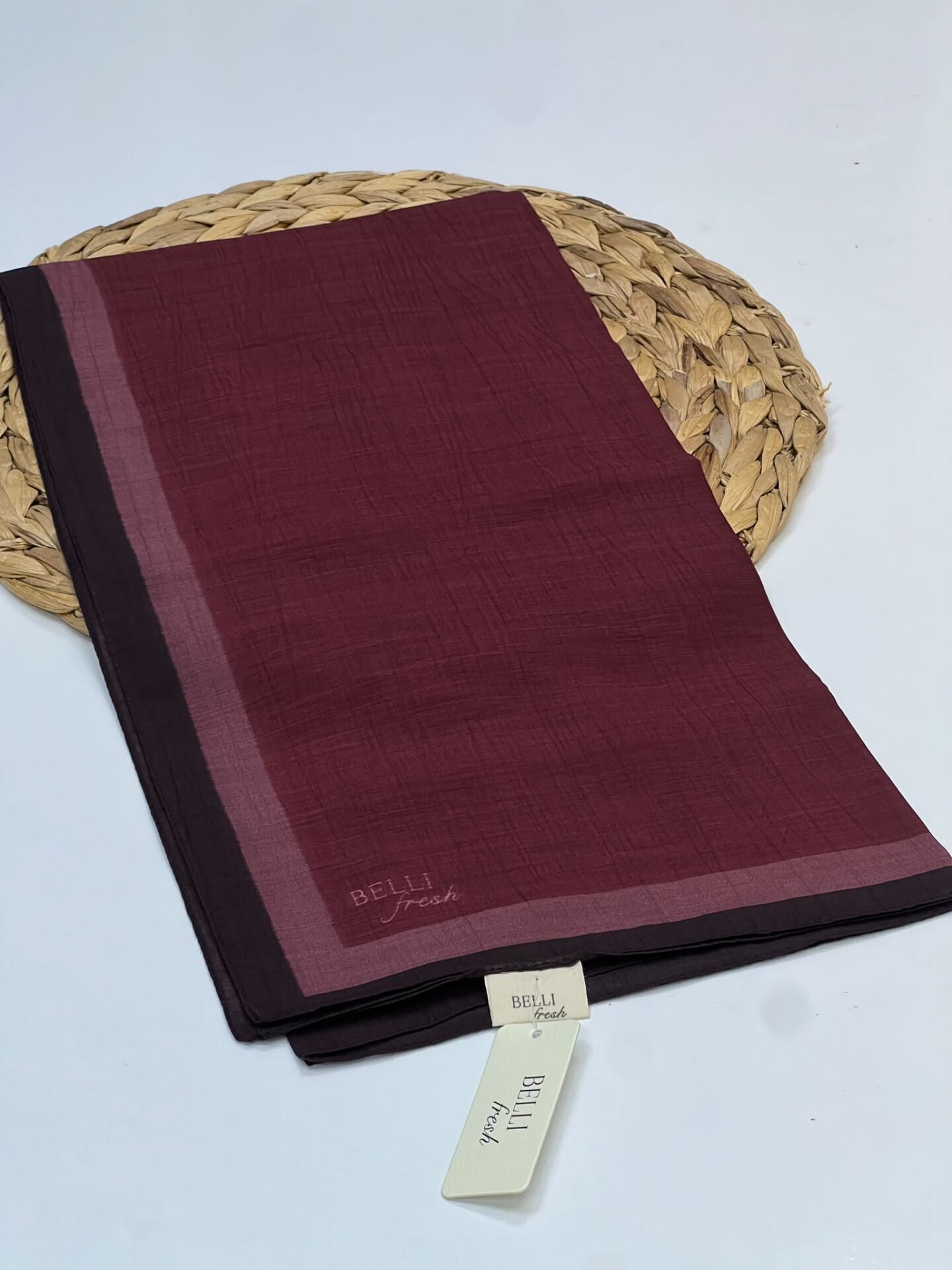 BELLİ FRESH TEK RENK EŞARPLAR 1186 BORDO