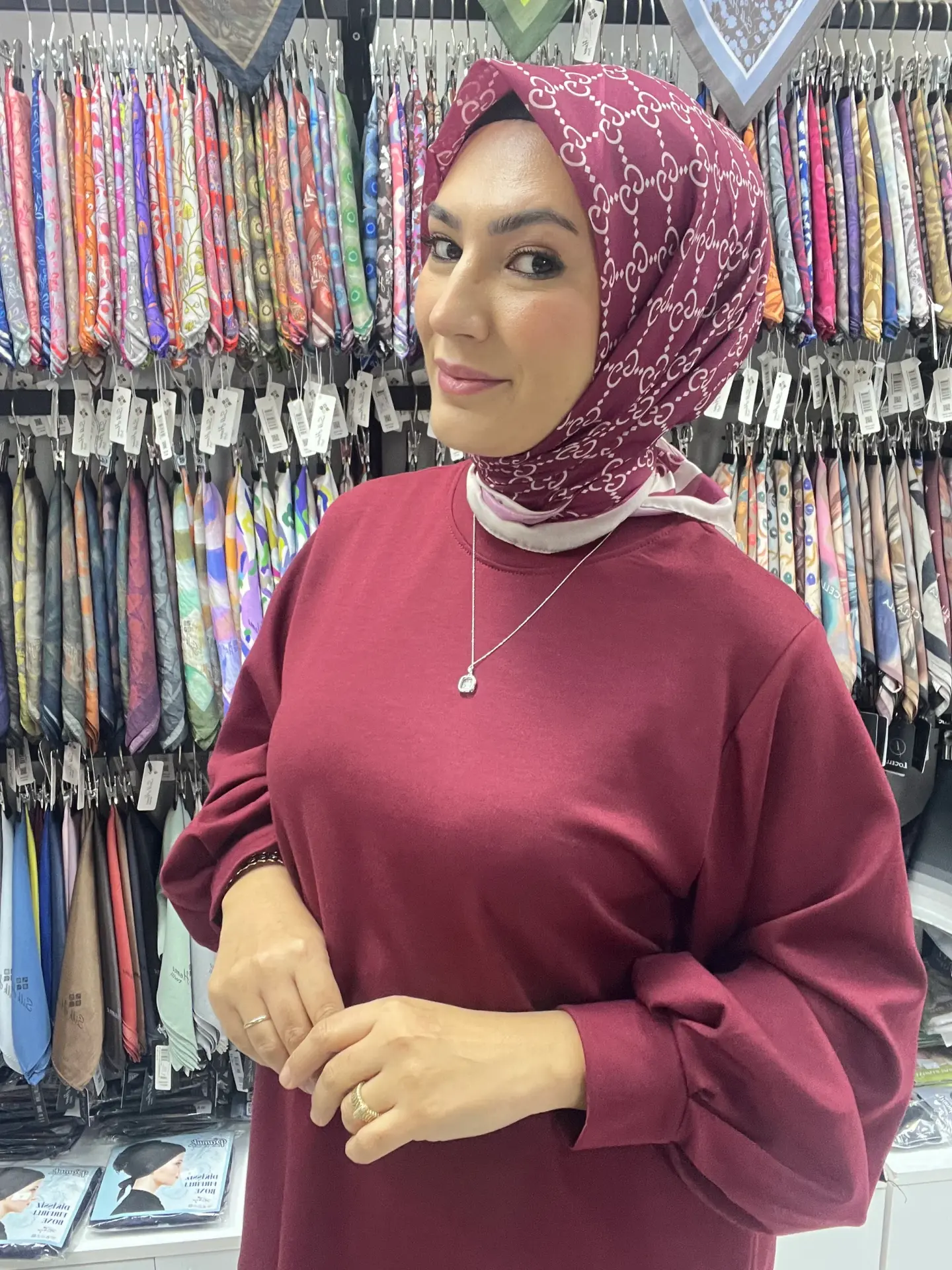 Marka desen soft eşarp GUCCİ 1005 MODEL 1
