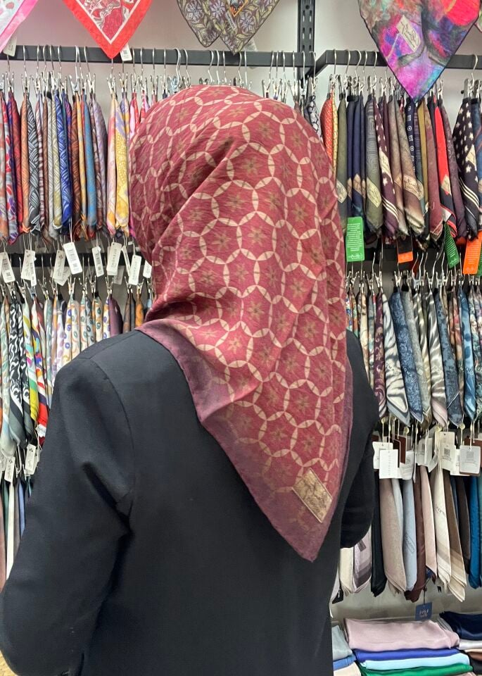 LA BOUTİQE YENİ DESEN GÜZ EŞARP 1190 BORDO