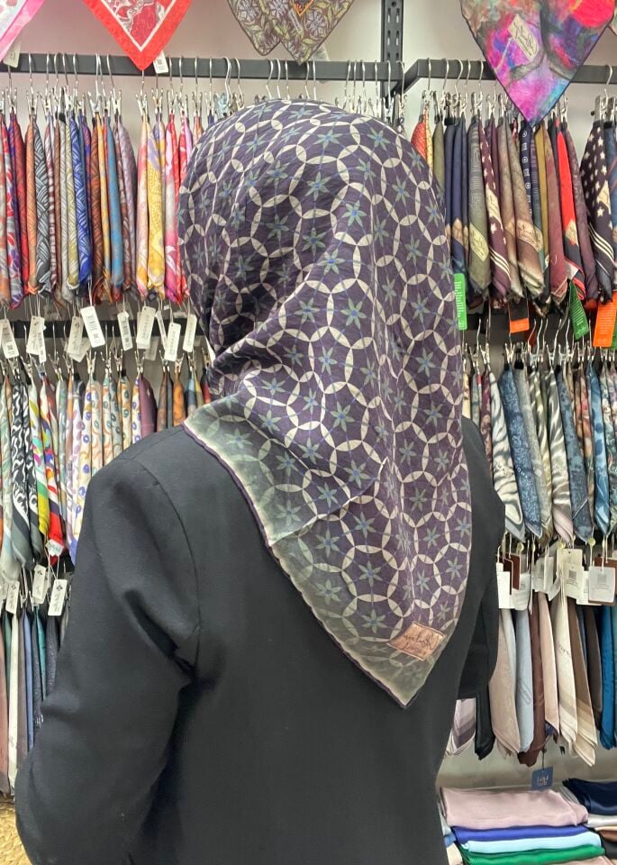 LA BOUTİQE YENİ DESEN GÜZ EŞARP 1190 LACİVERT-PETROL