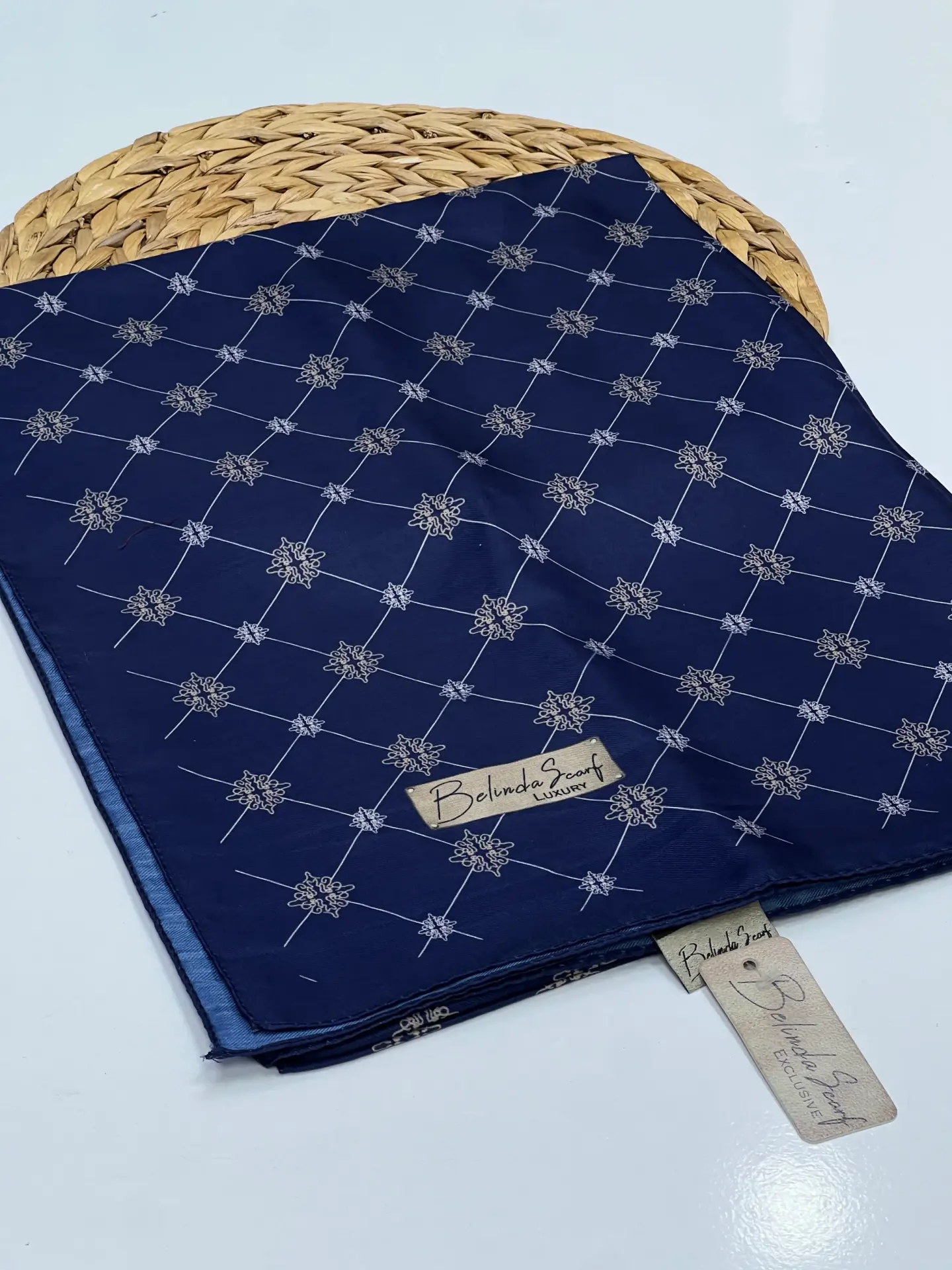 BELİNDA SCARF SOFT PAMUK ŞAL 1083 LACİVERT