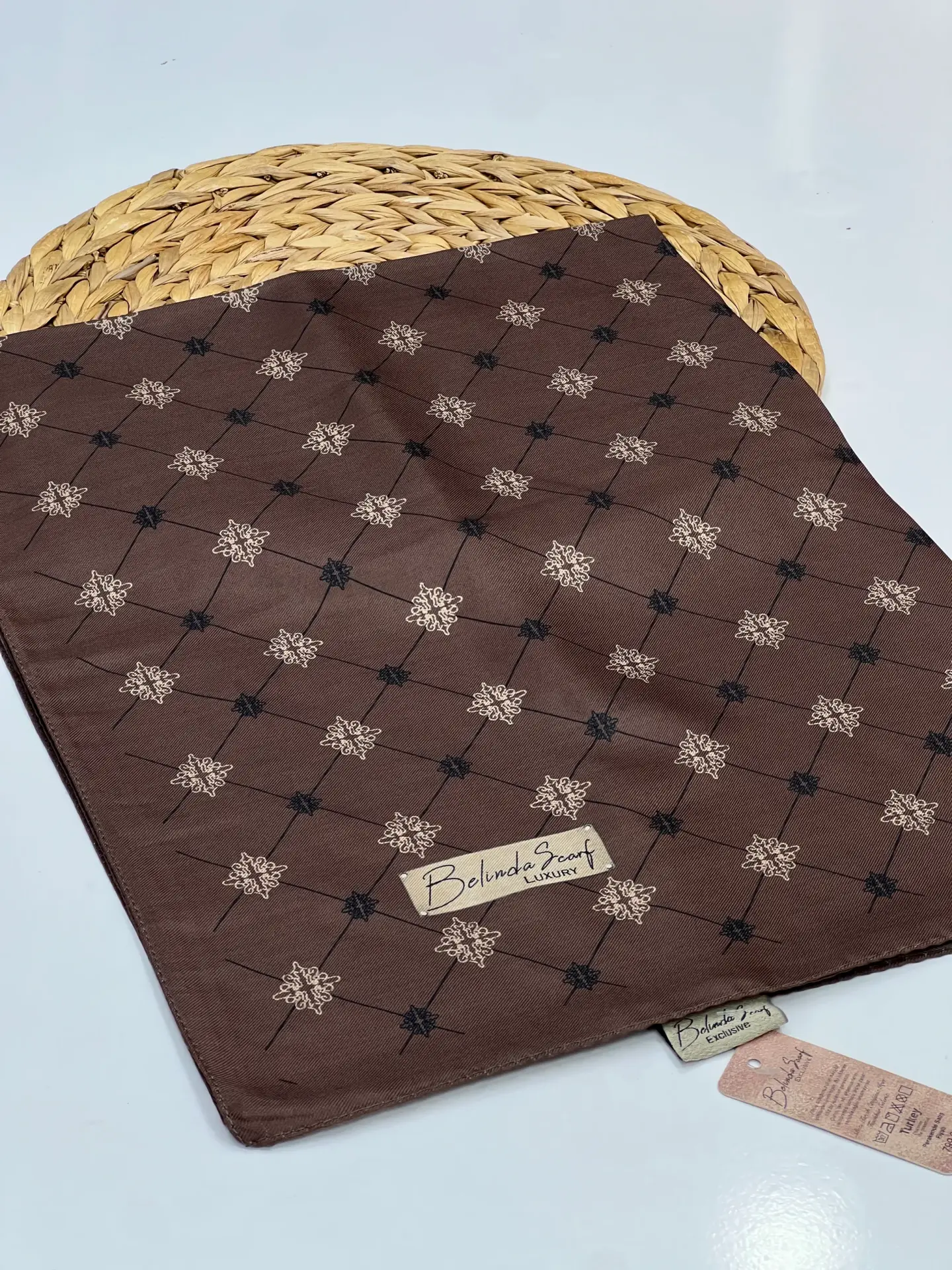 BELİNDA SCARF SOFT PAMUK ŞAL 1083 KAHVERENGİ
