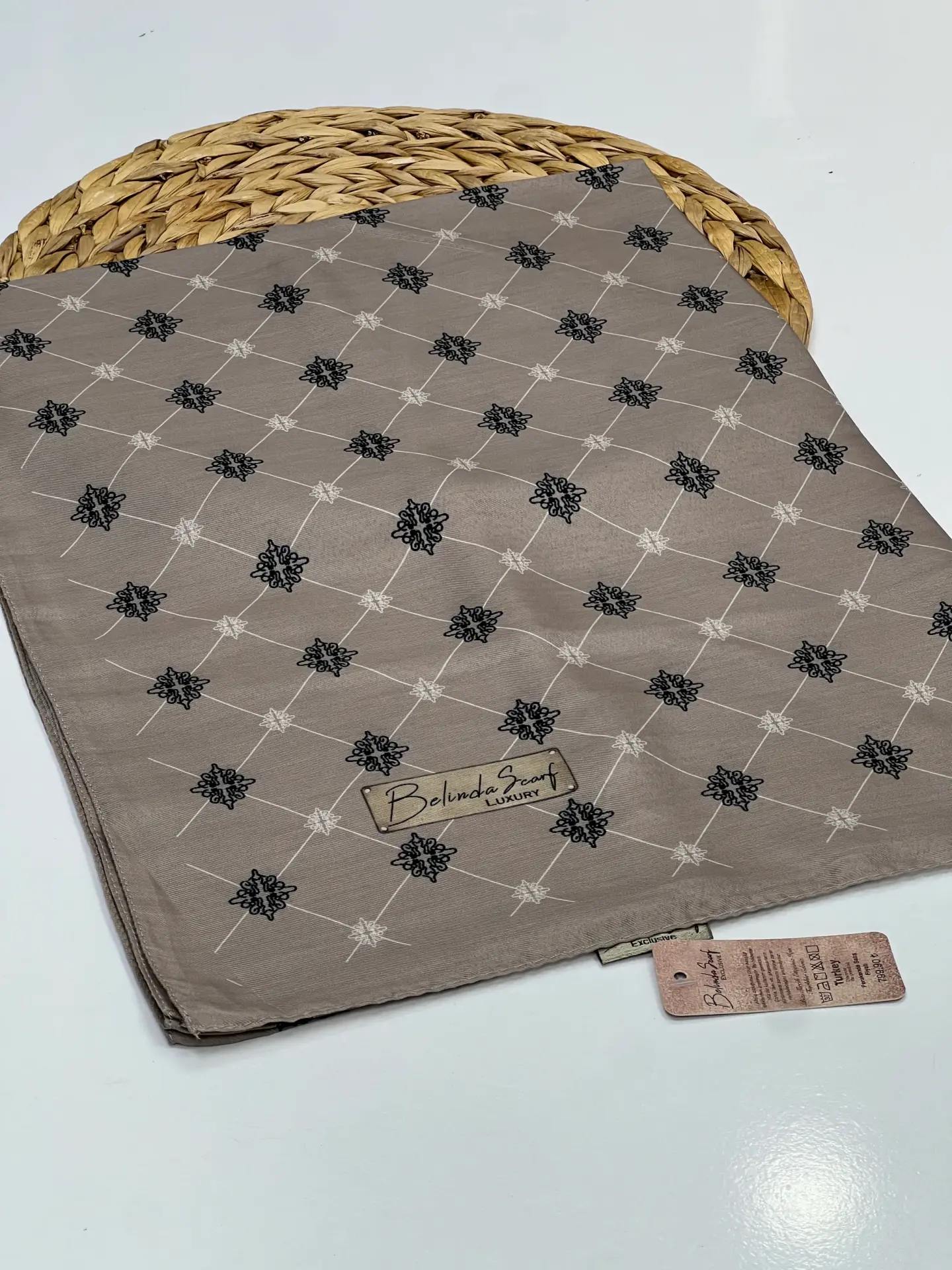 BELİNDA SCARF SOFT PAMUK ŞAL 1083 AÇIK VİZON