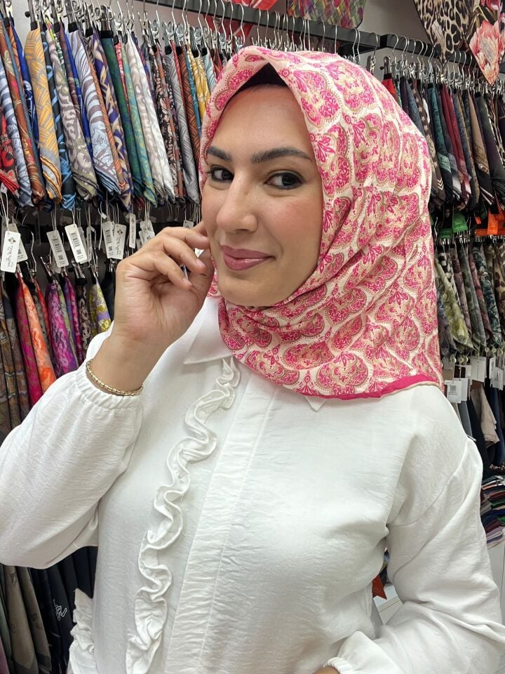 LA BOUTİQUE GÜZ EŞARPLAR 1080 PEMBE