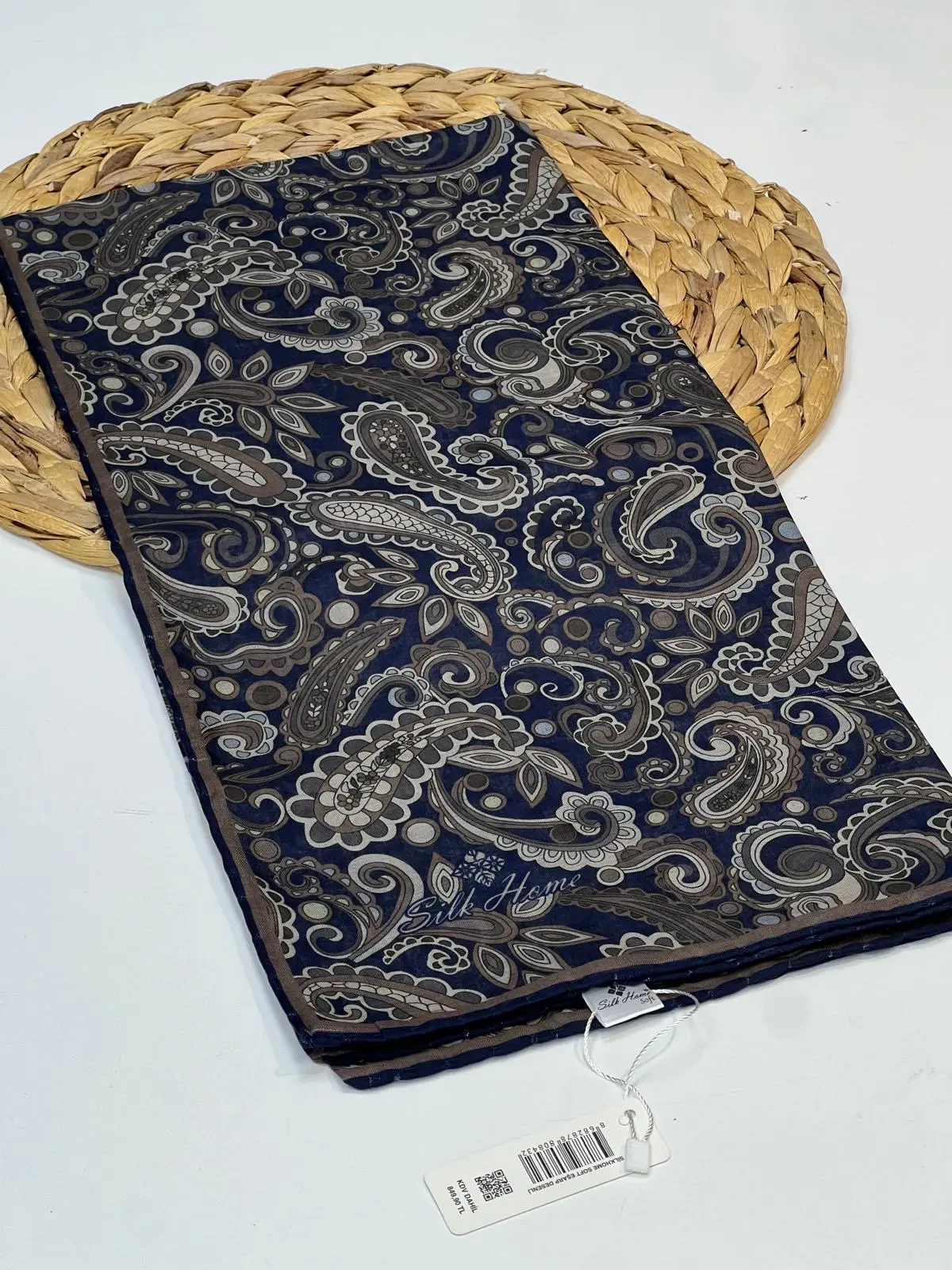 SİLK HOME ETNİK DESEN SOFT PAMUK EŞARP 1022 MODEL 23