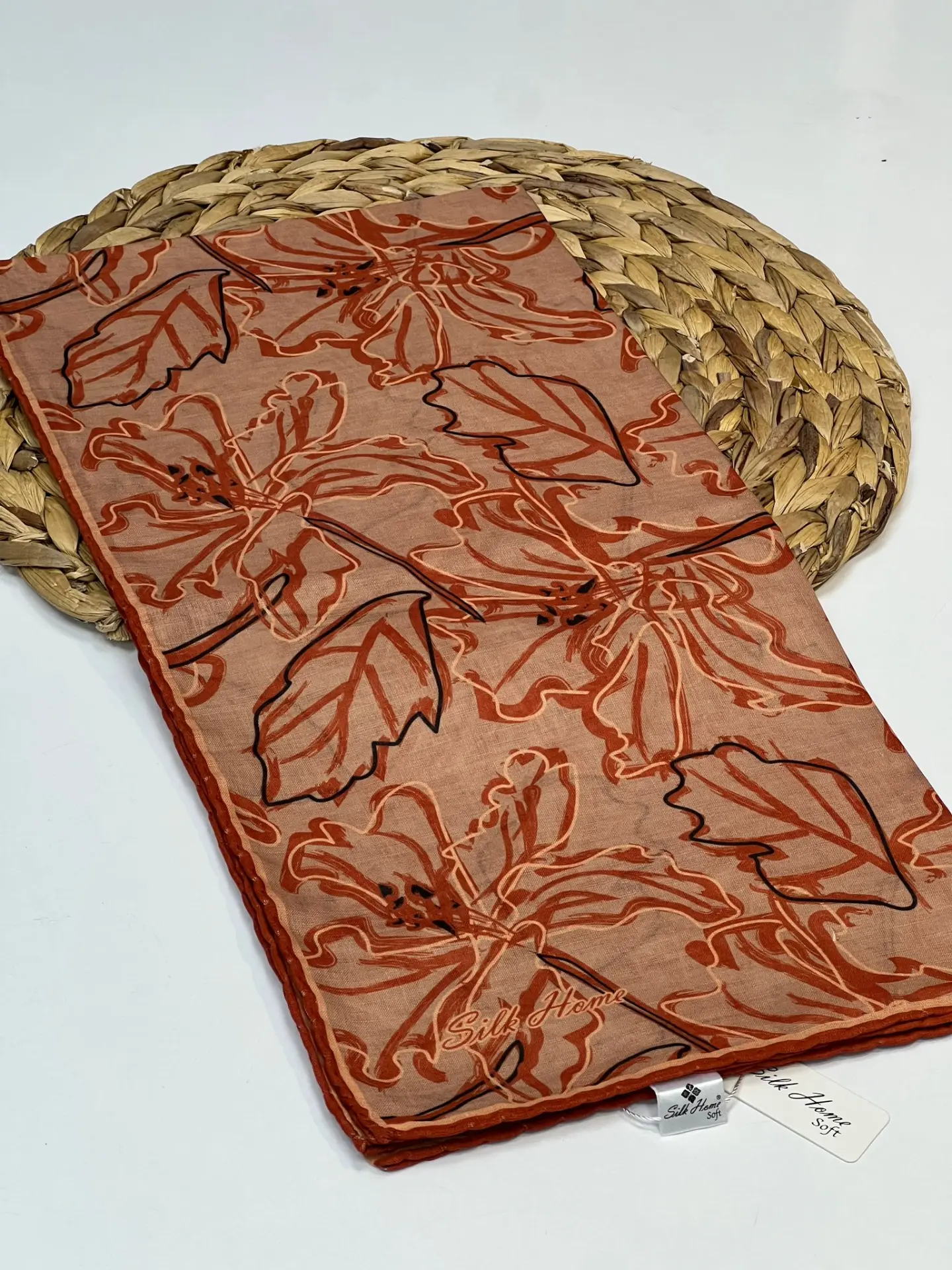 SİLK HOME SOFT PAMUK EŞARP 1017 TARÇIN