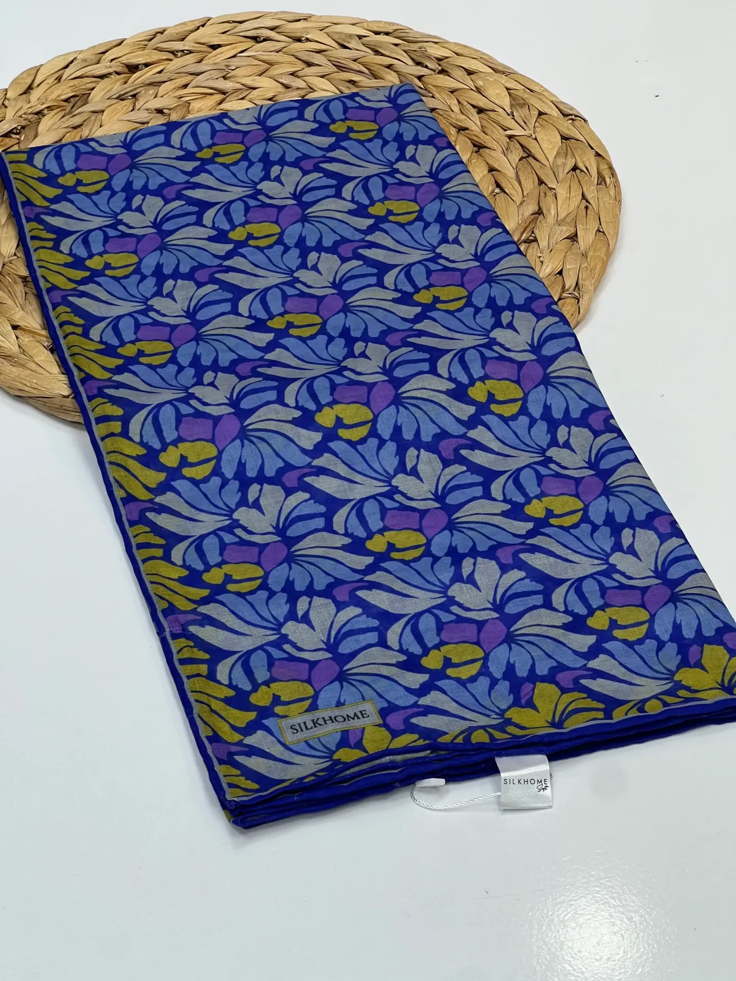 SİLK HOME SOFT PAMUK EŞARP 1091 İNDİGO-SAKS