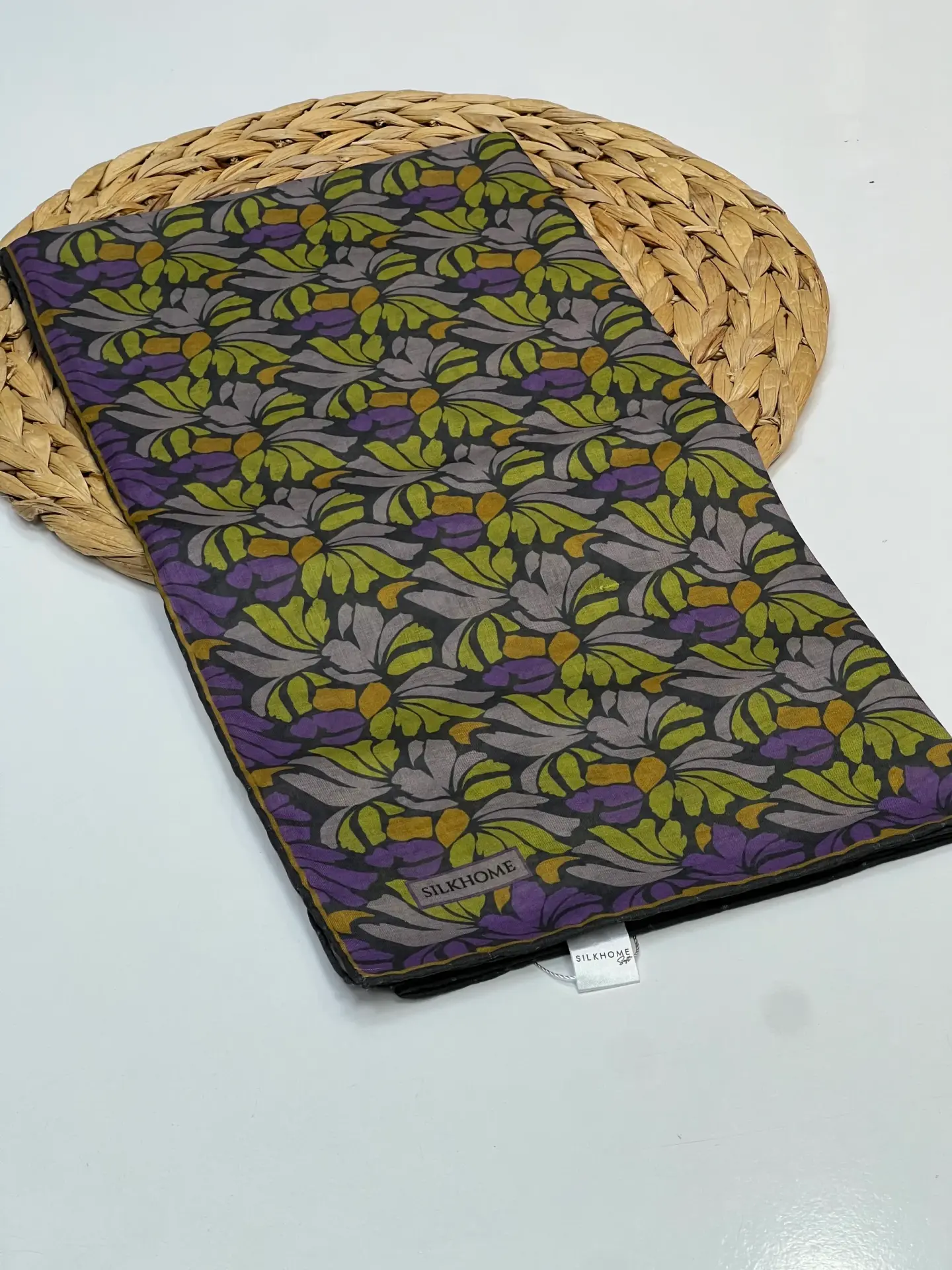 SİLK HOME SOFT PAMUK EŞARP 1091 HAKİ YEŞİL-MOR