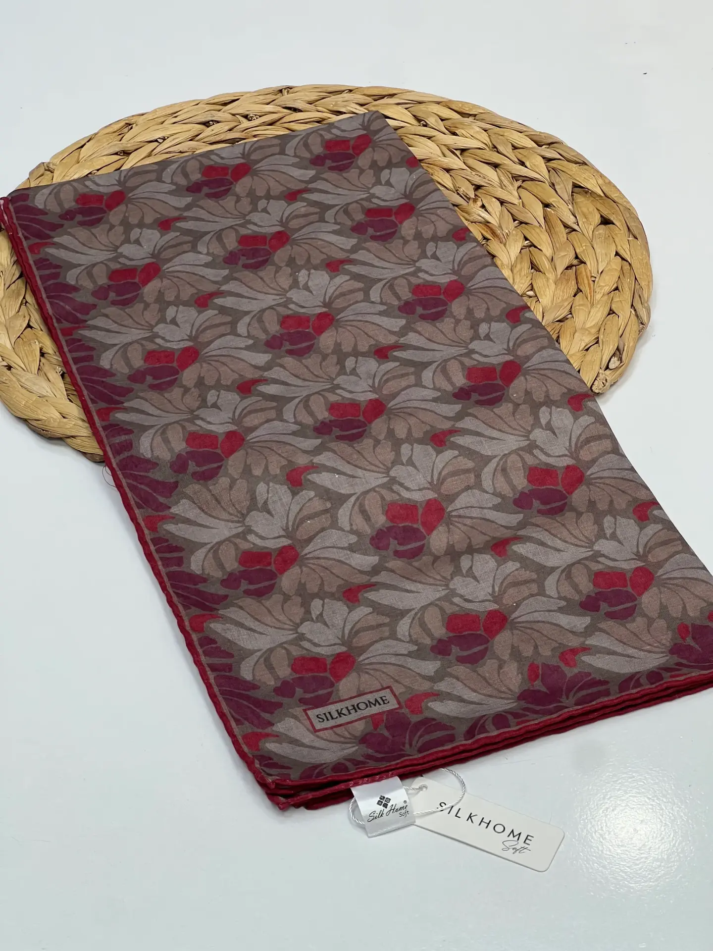 SİLK HOME SOFT PAMUK EŞARP 1091 VİZON