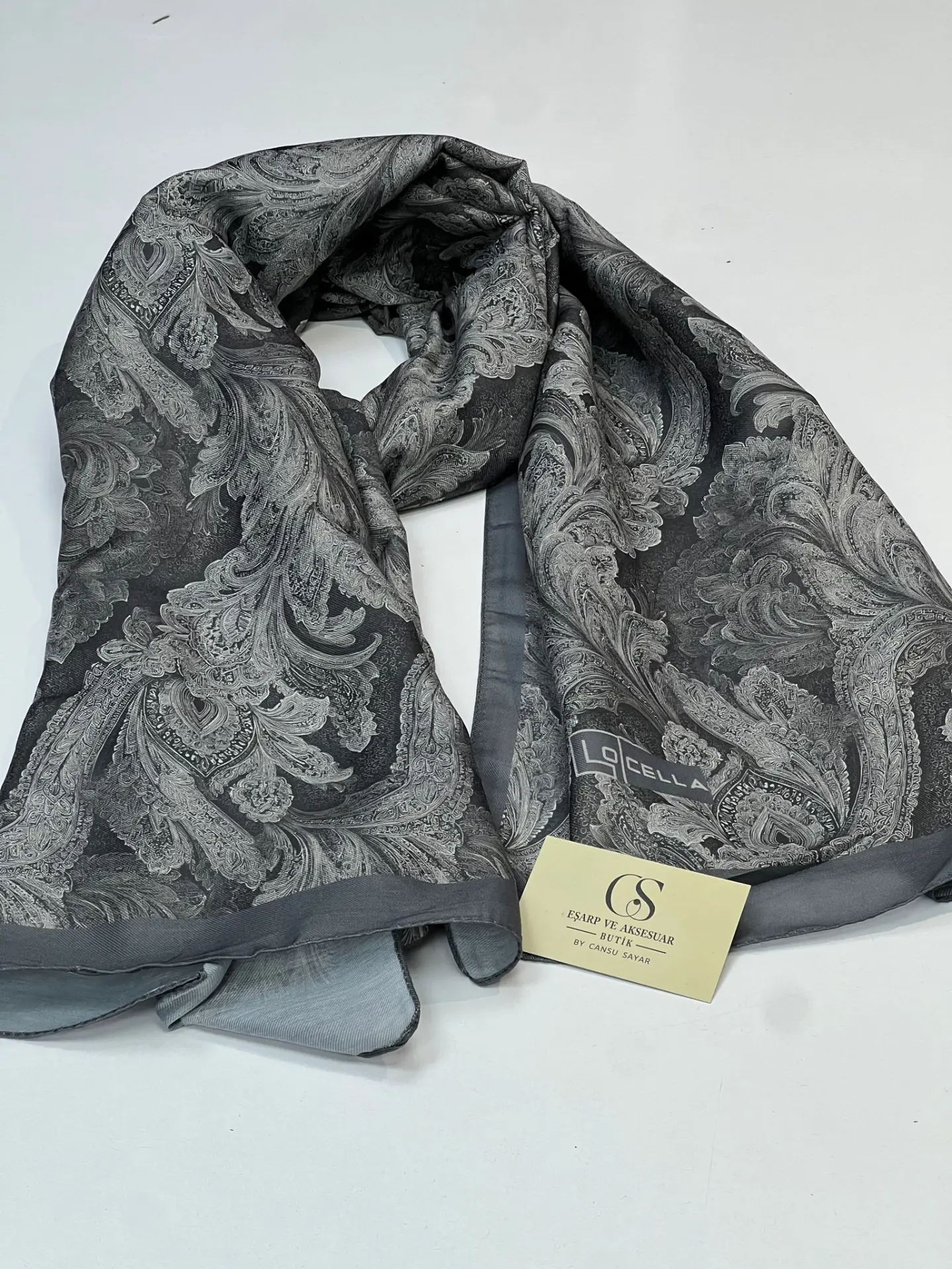 LOCELLA YENİ DESEN SOFT ŞAL GRİ