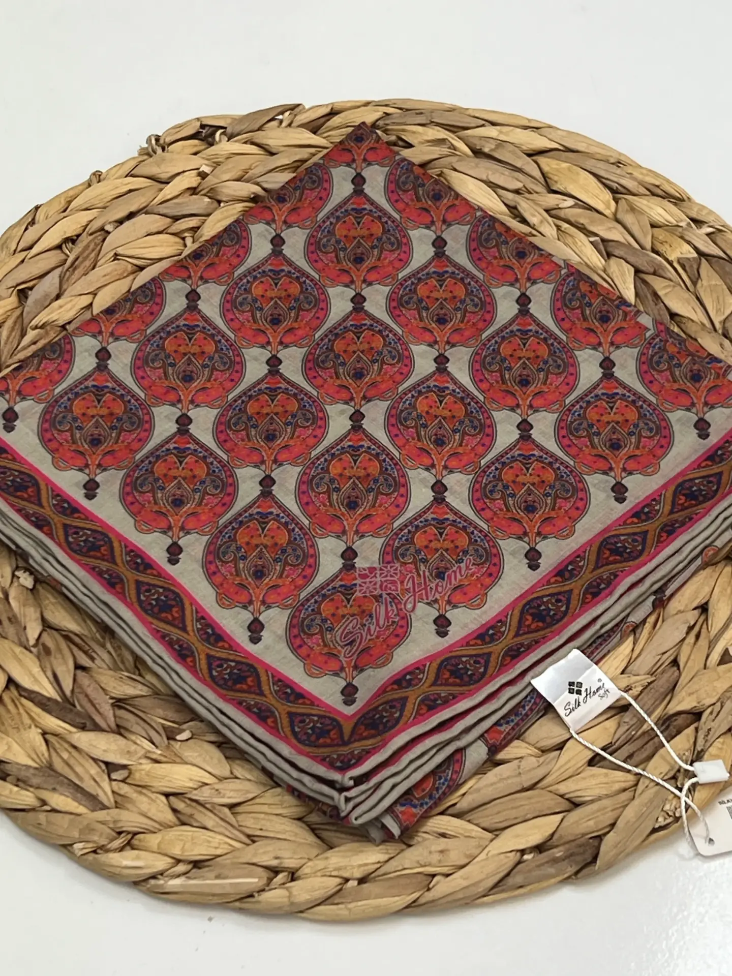 SİLK HOME BATİK DESEN SOFT EŞARP RENK 13