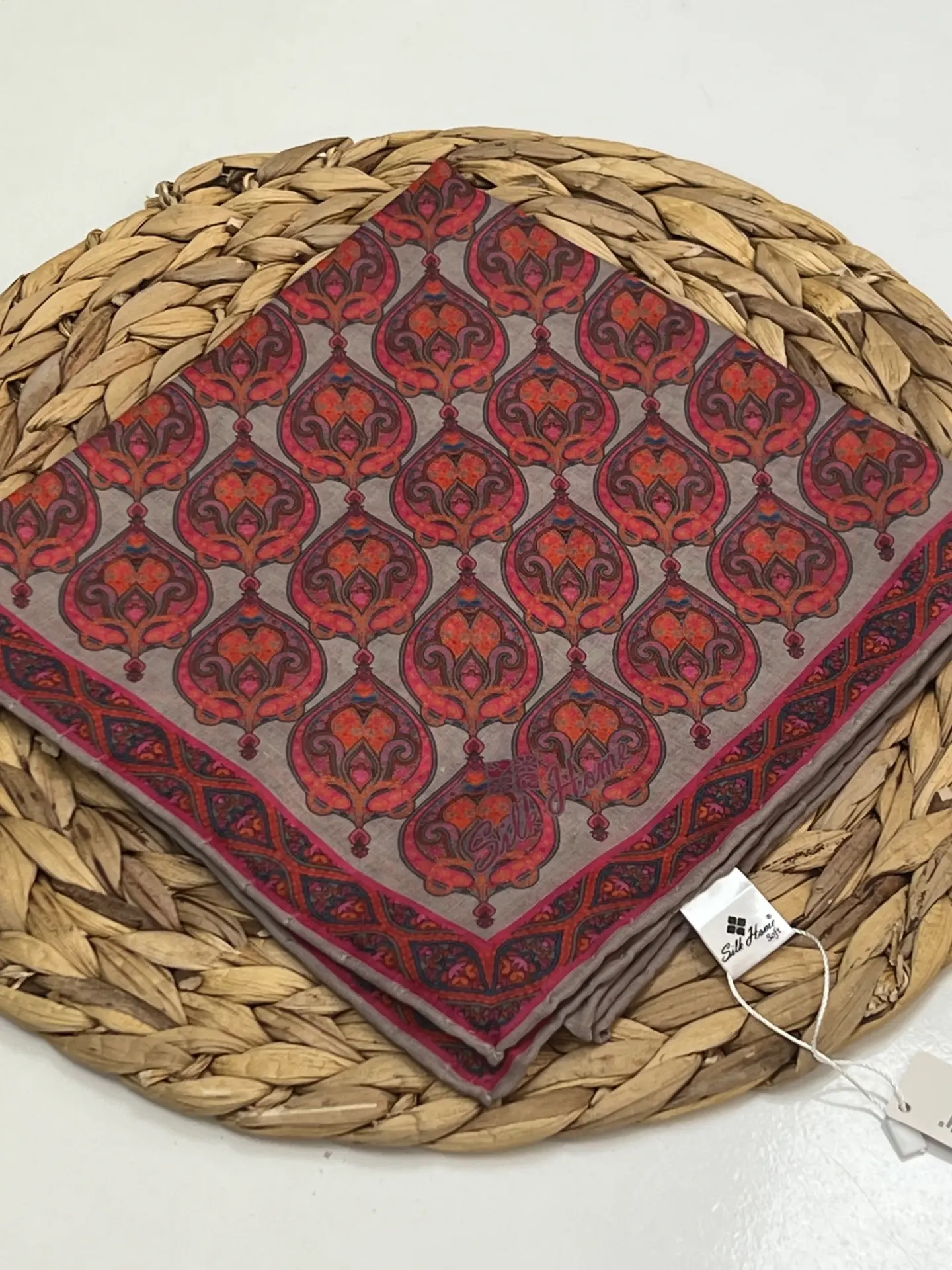 SİLK HOME BATİK DESEN SOFT EŞARP RENK 22