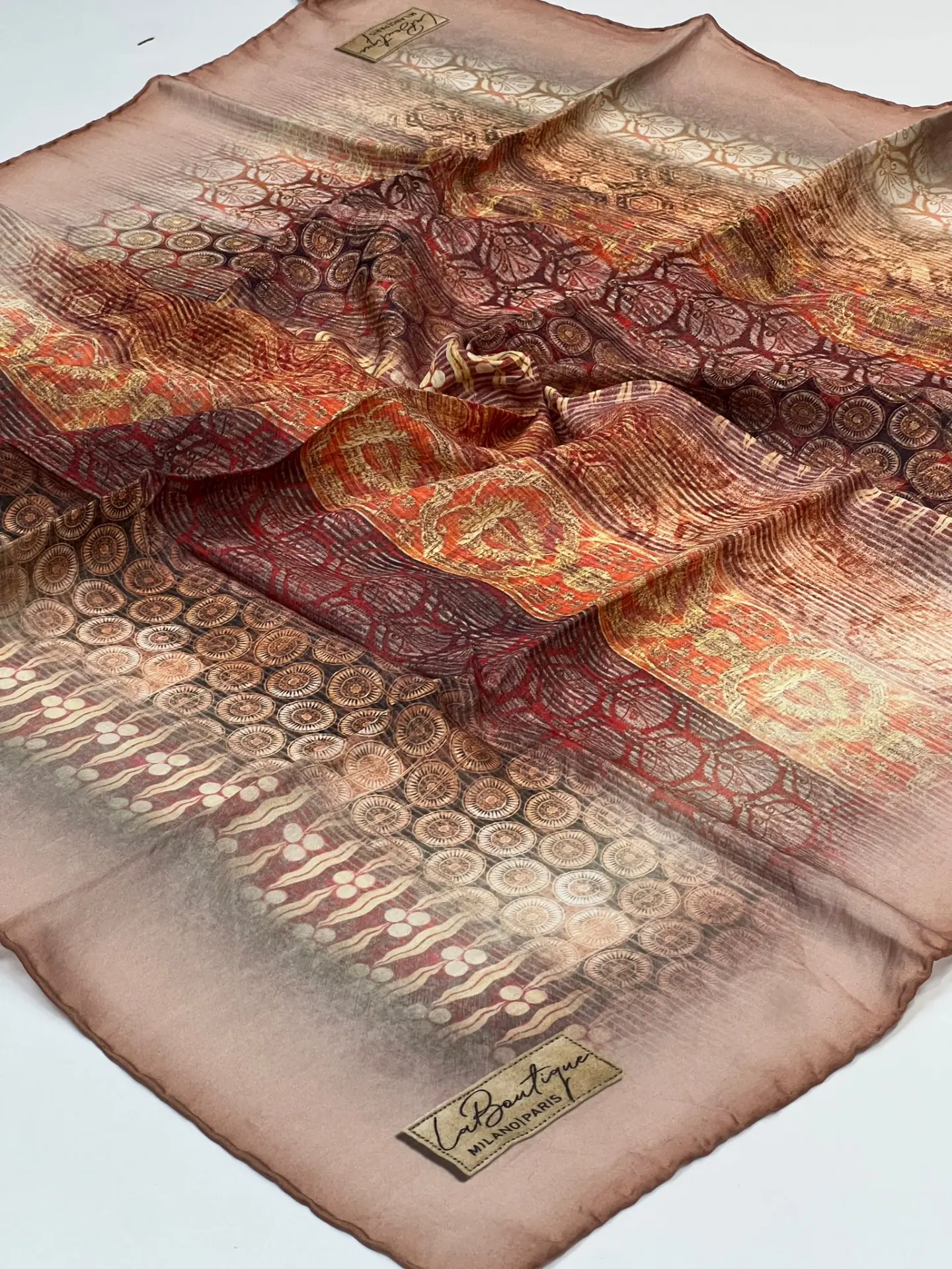 LA BOUTİQE GÜZ SERİSİ EŞARP 1102 ŞEFTALİ