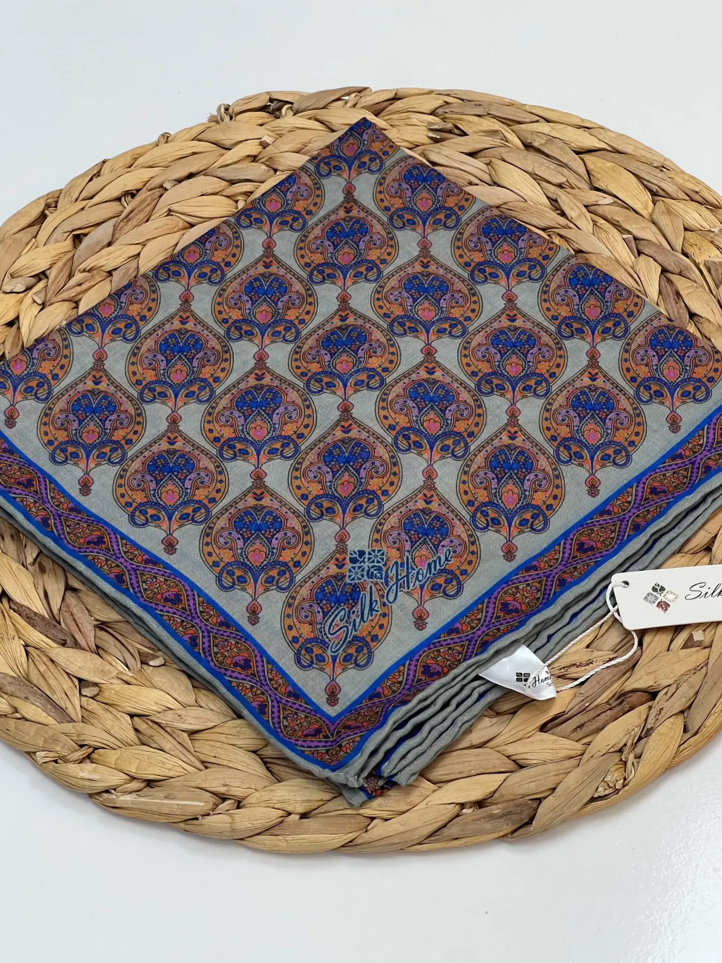SİLK HOME BATİK DESEN SOFT EŞARP RENK 37