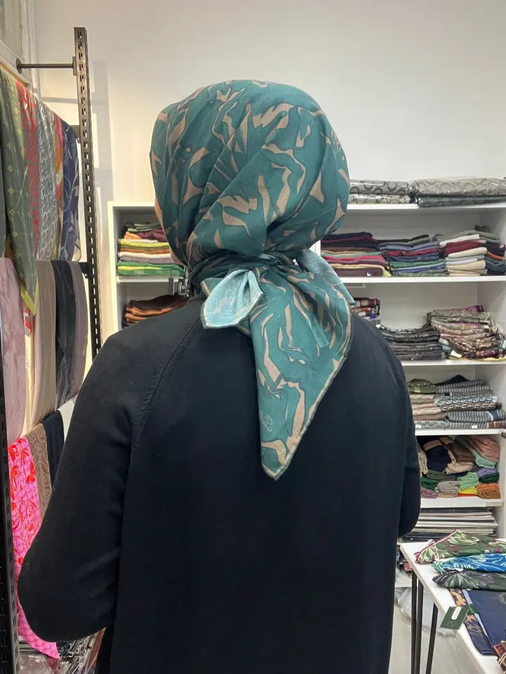 SİLK HOME SOFT PAMUK EŞARP 1016 PETROL