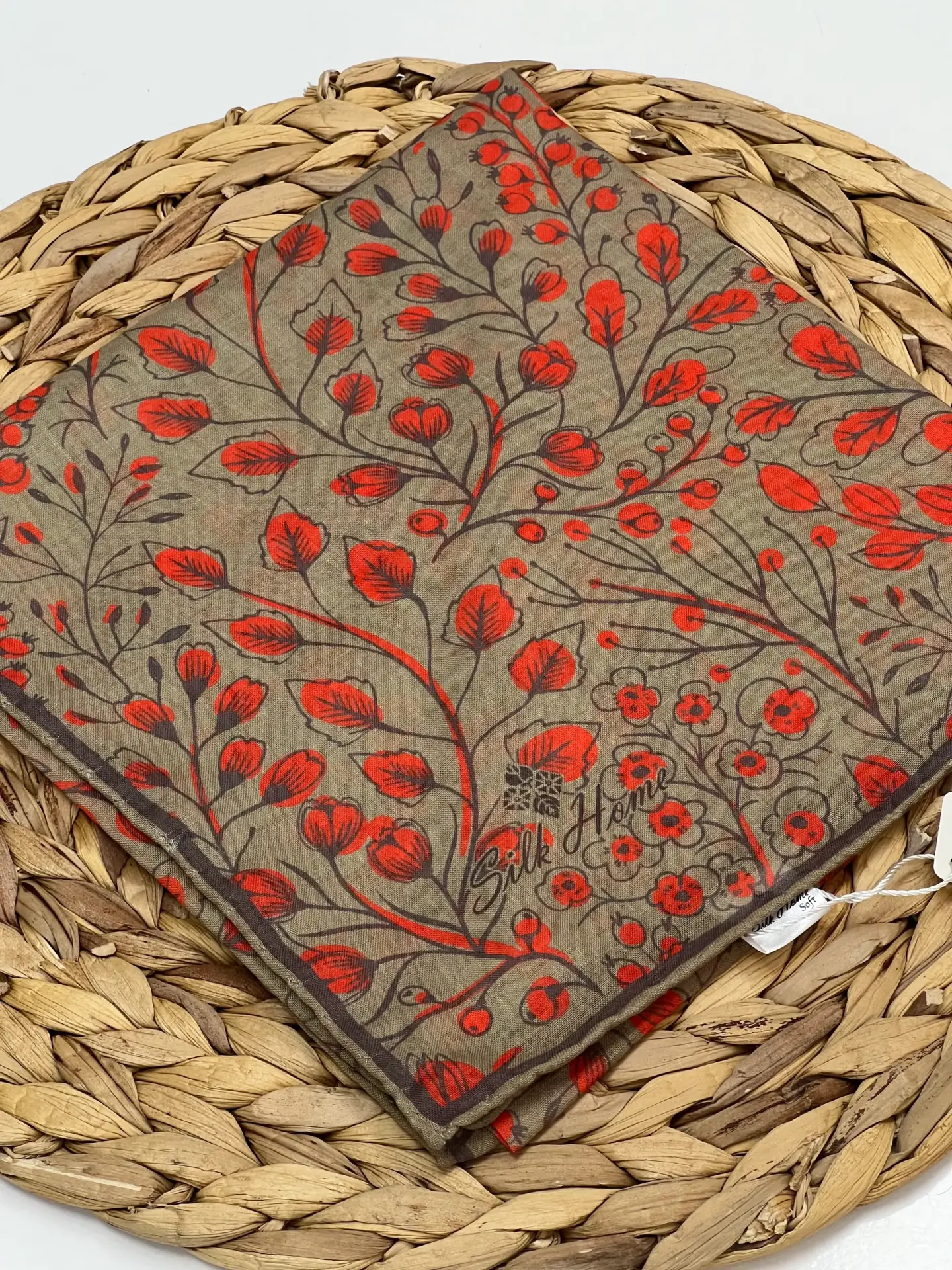 SİLK HOME SARMAŞIK DESEN SOFT EŞARP RENK 12