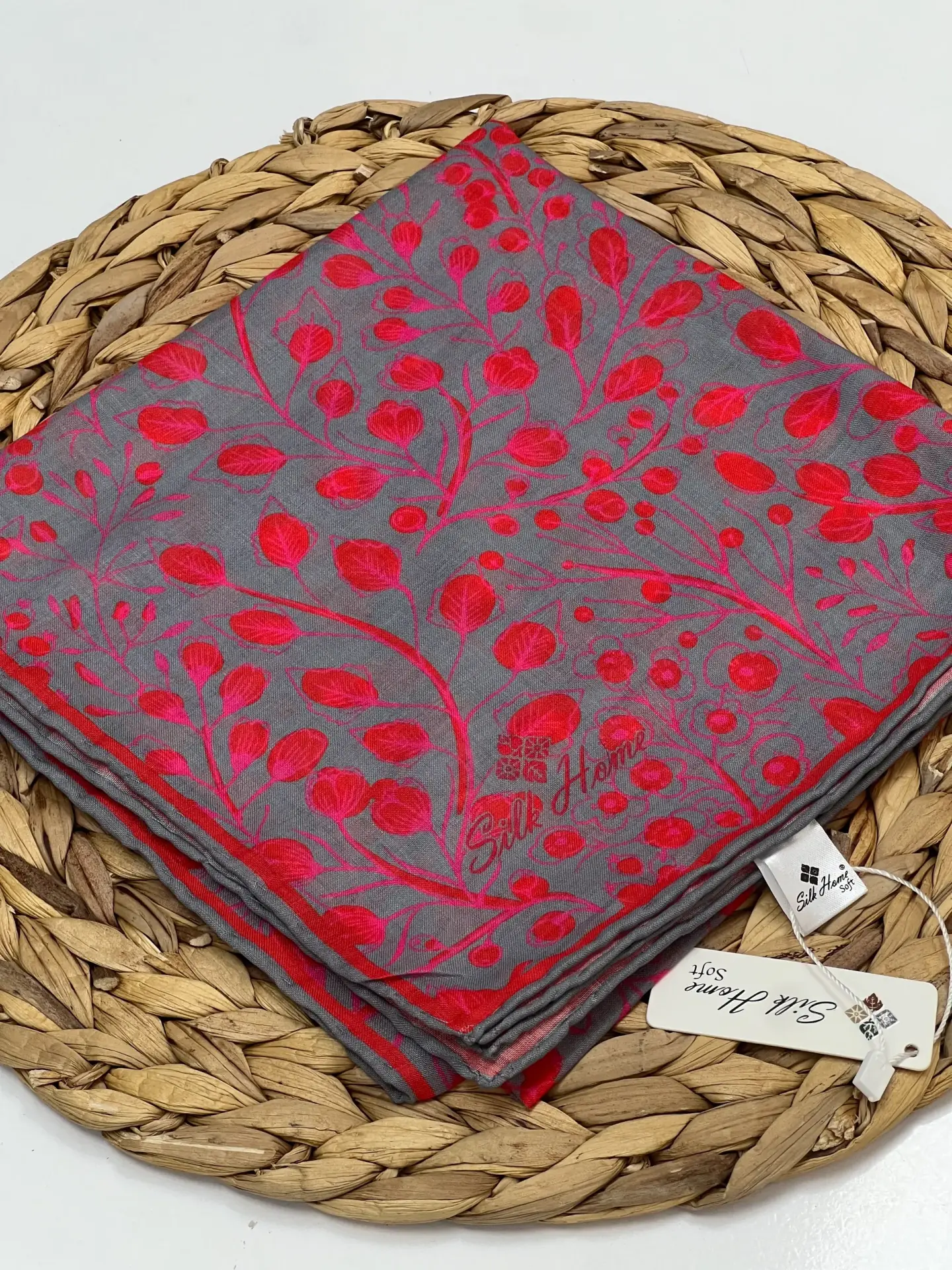 SİLK HOME SARMAŞIK DESEN SOFT EŞARP RENK 19