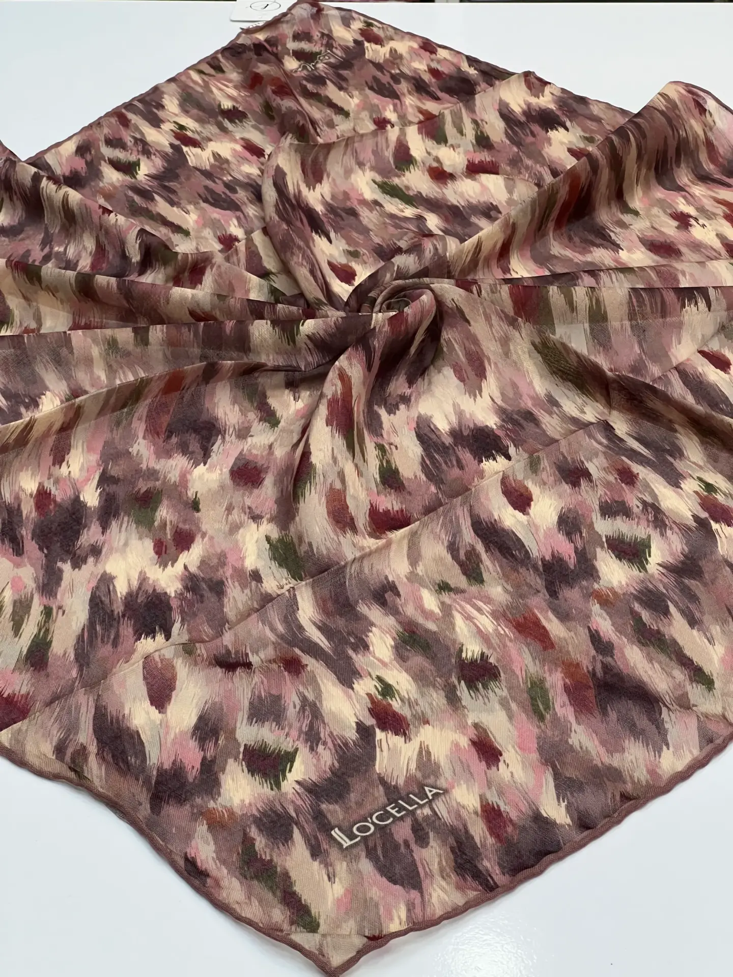 LOCELLA SOFT PAMUK EŞARP 1117 GÜL KURUSU