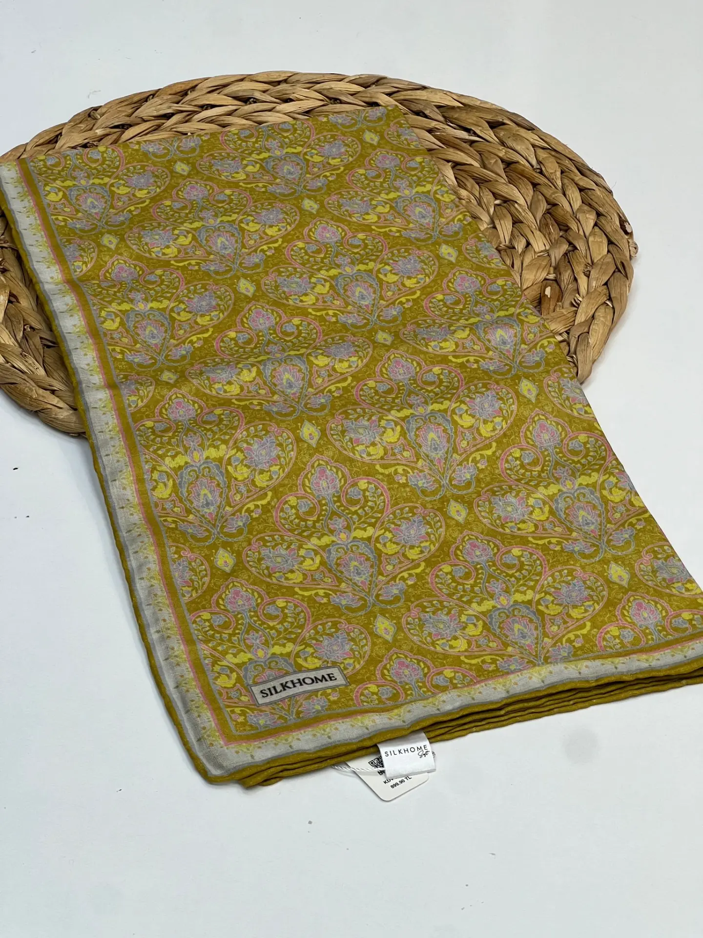SİLK HOME SOFT PAMUK EŞARP 1148 SARI