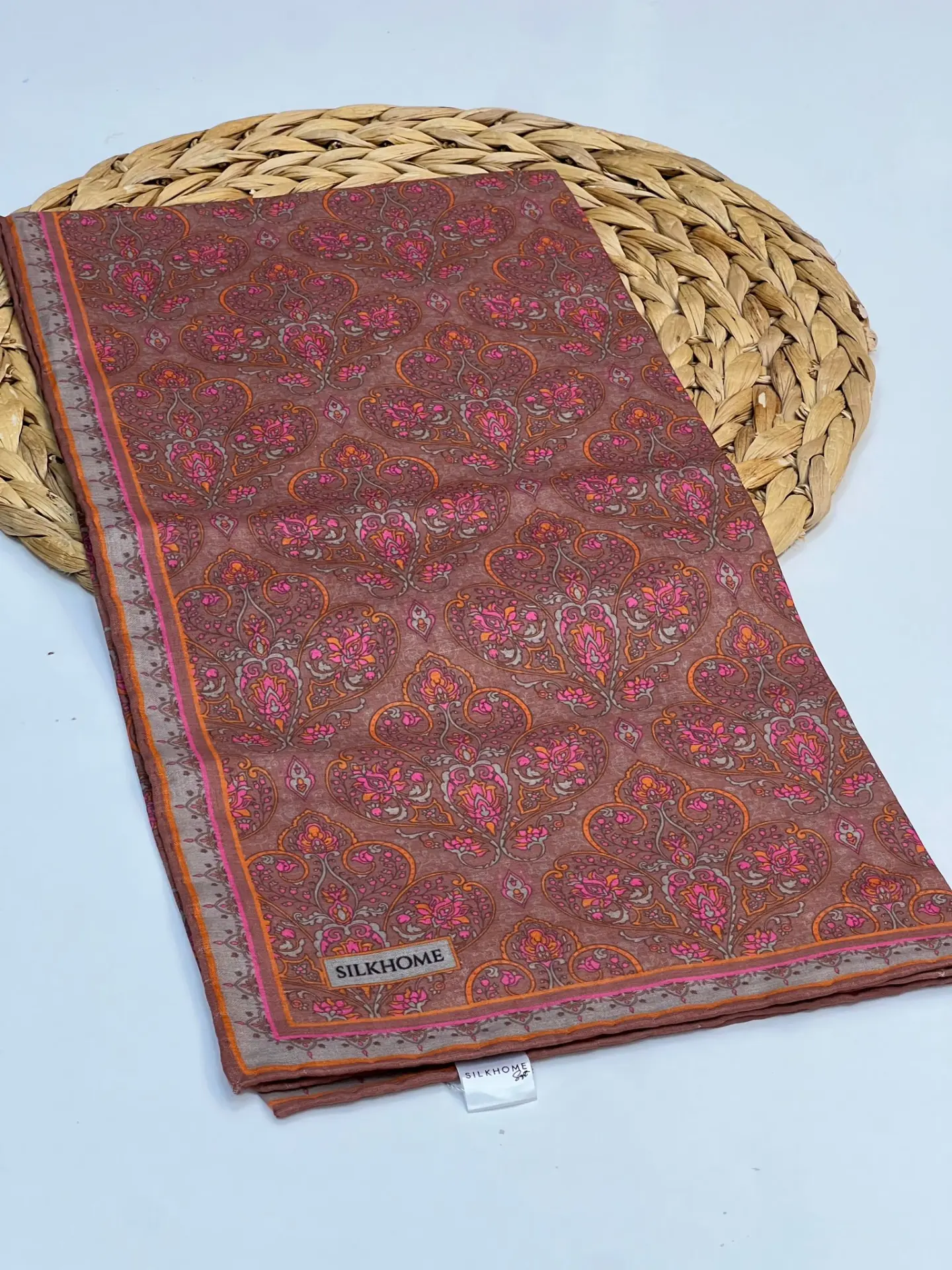 SİLK HOME SOFT PAMUK EŞARP 1148 GÜL KURUSU