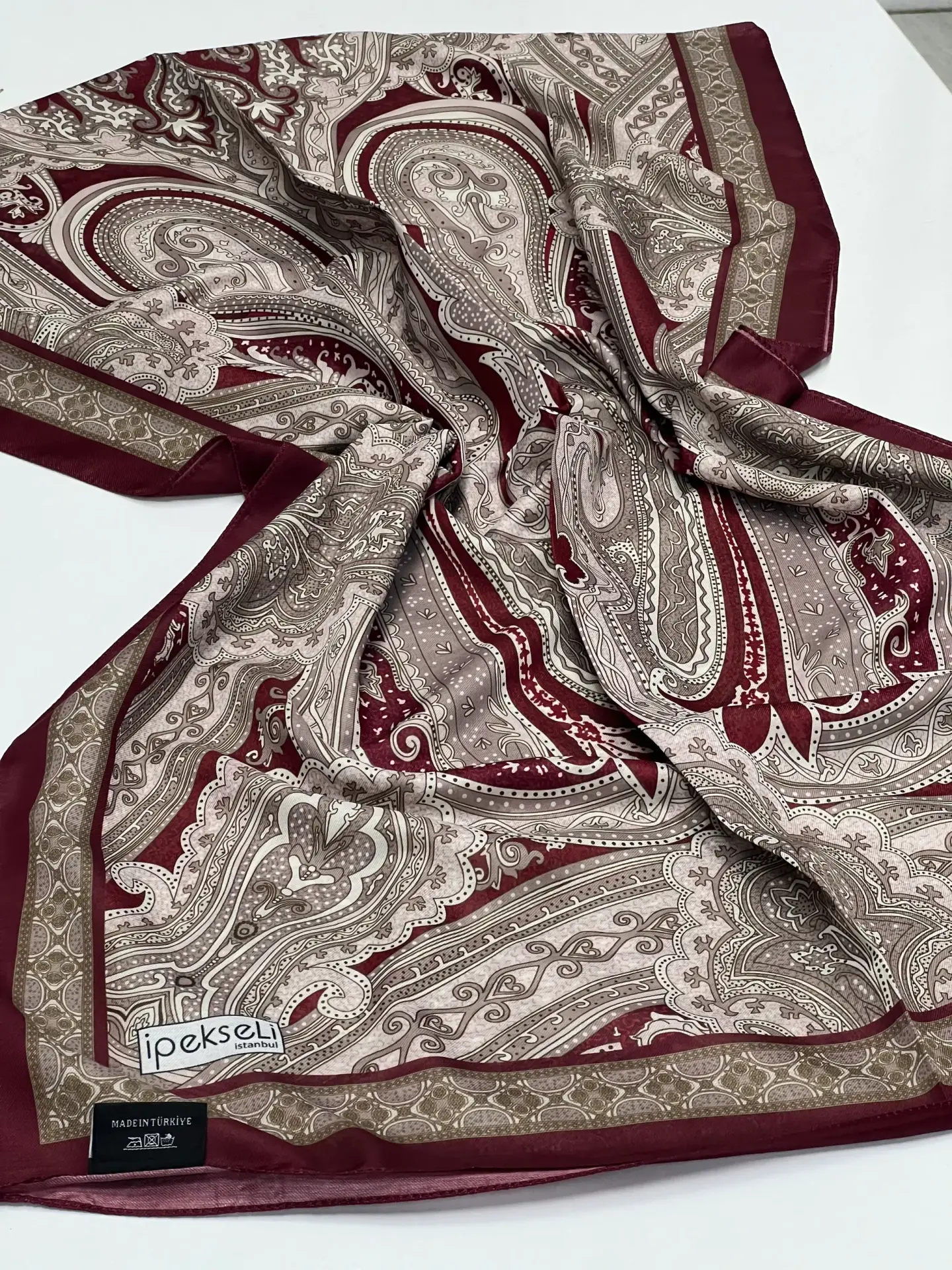 ETRO DESEN SOFT PAMUK ŞAL 1030 BORDO