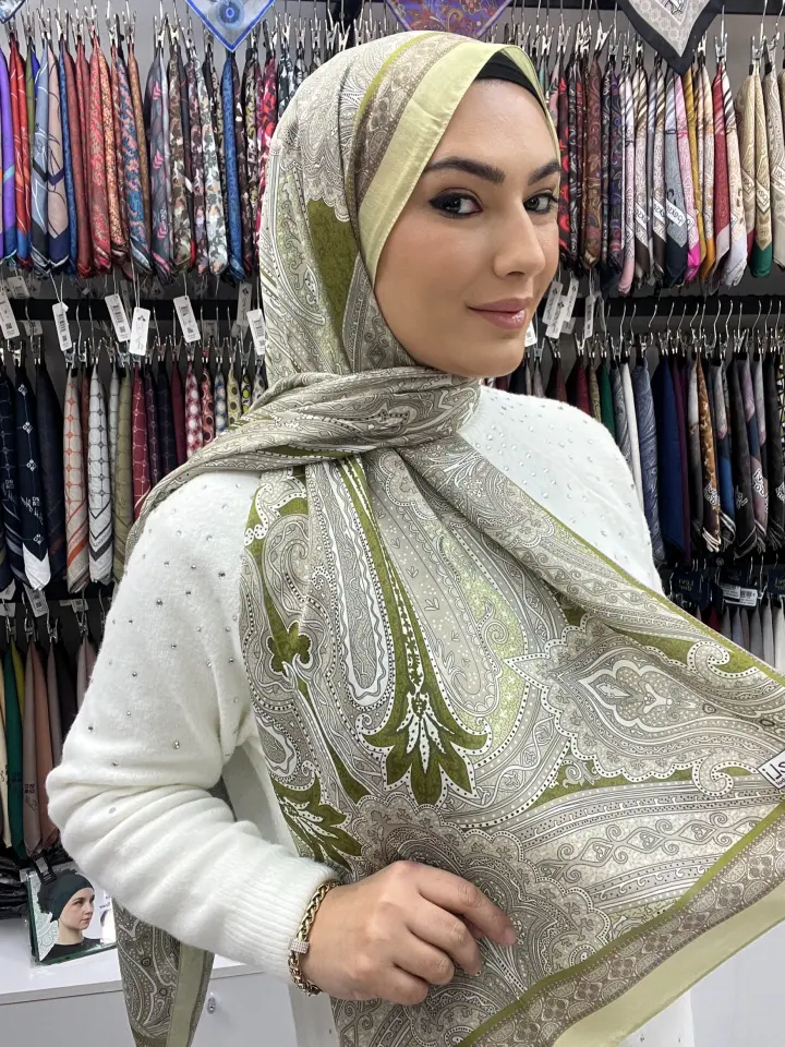 ETRO DESEN SOFT PAMUK ŞAL 1030 YAĞ YEŞİL