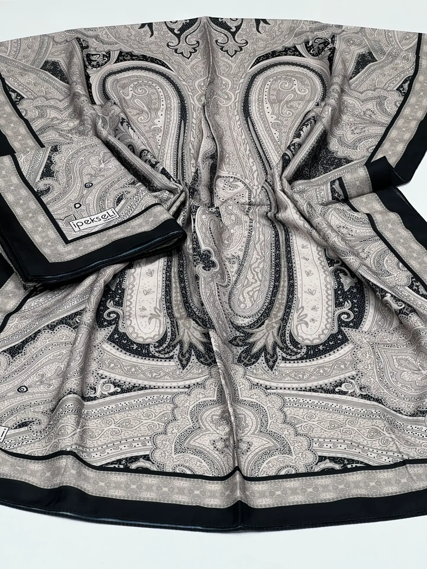 ETRO DESEN SOFT PAMUK ŞAL 1030 SİYAH VİZON