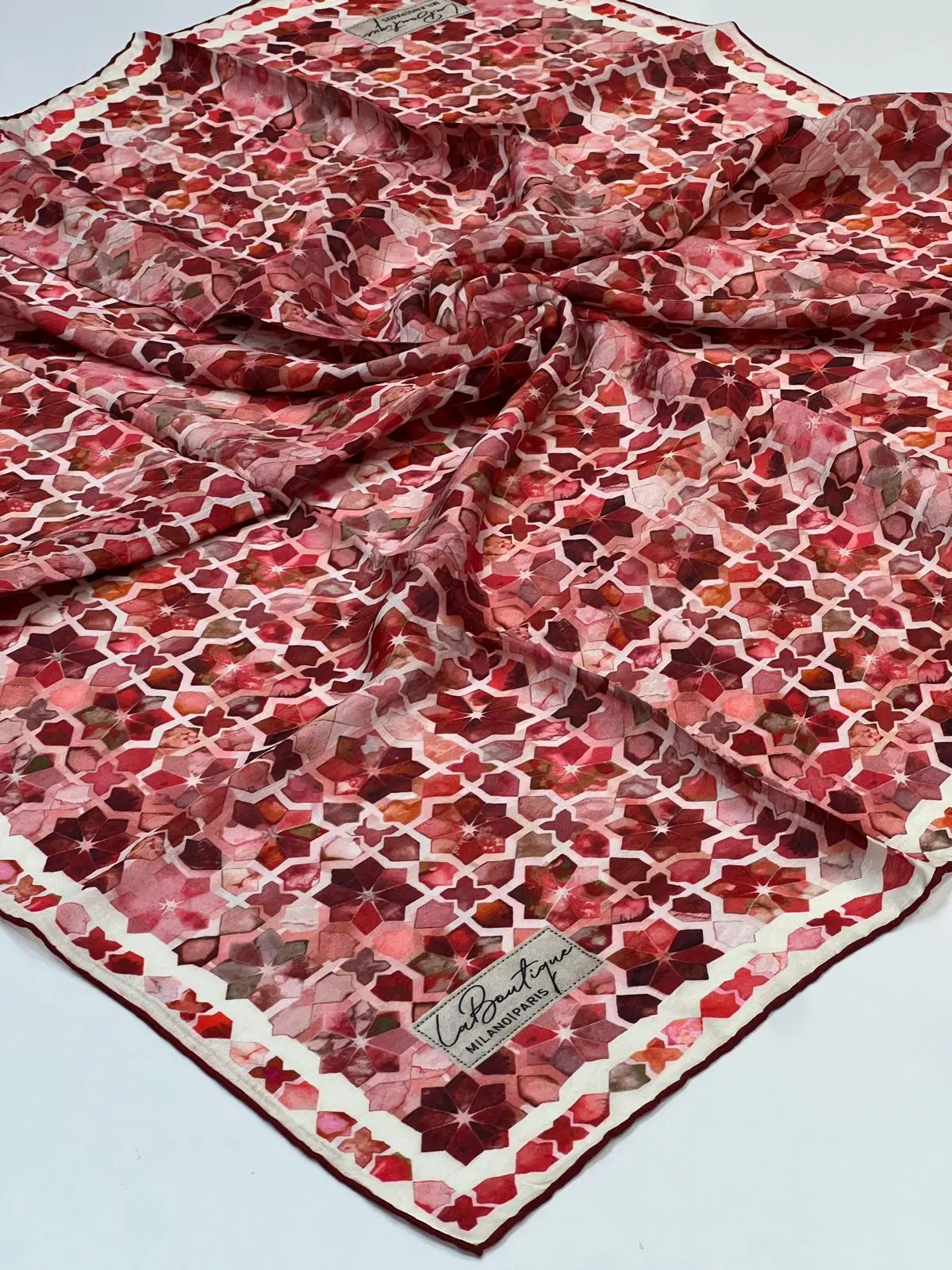 LA BOUTİQUE GÜZ SERİSİ EŞARP 1147 BORDO