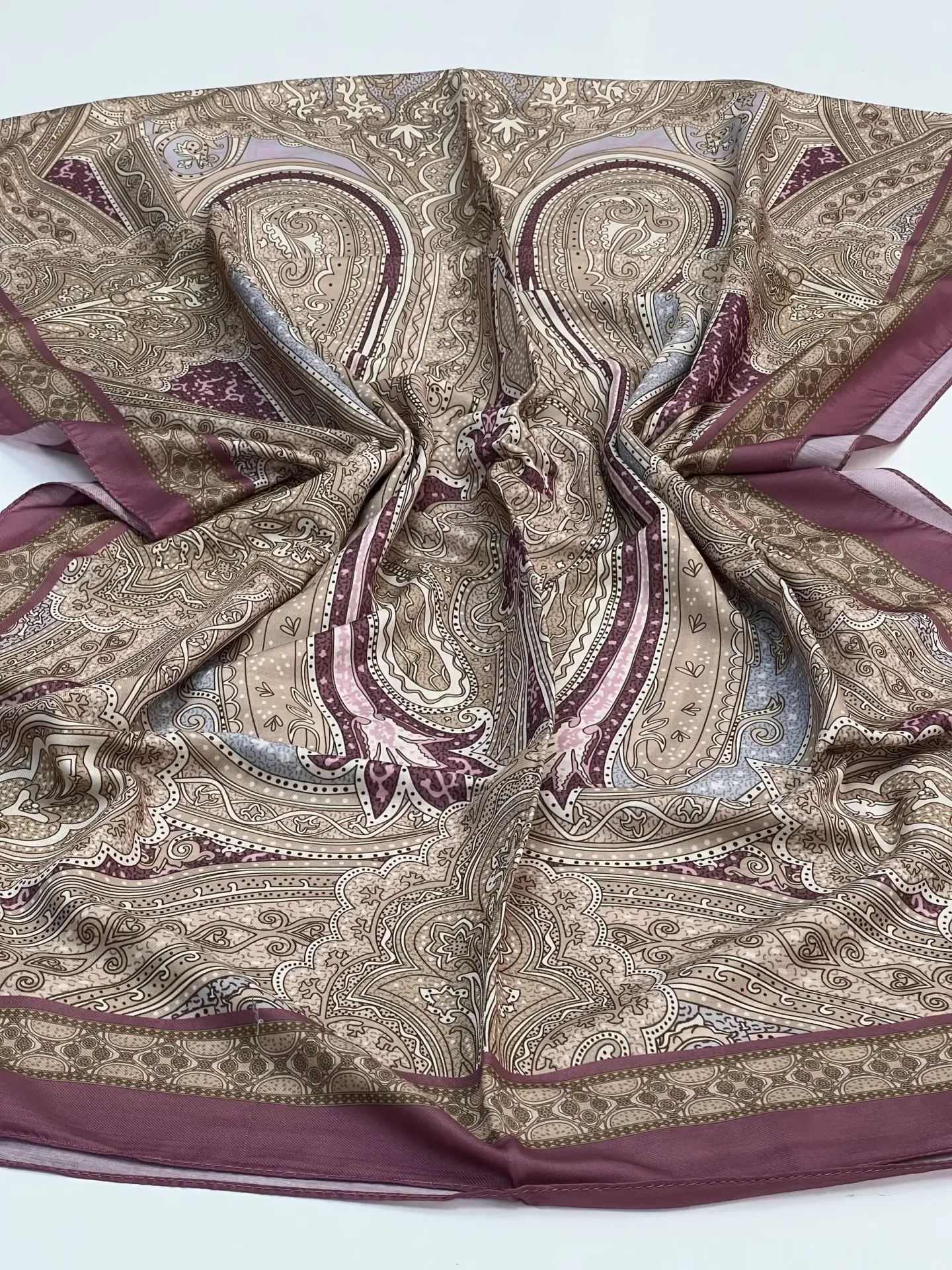 ETRO DESEN SOFT PAMUK ŞAL 1030 GÜL KURUSU