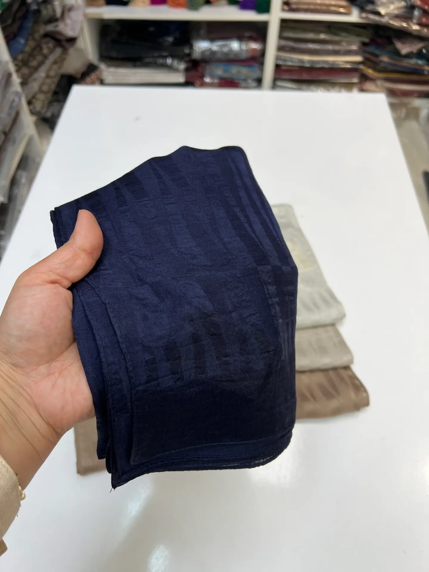MARKA DESEN JAKAR ŞAL 1151 LACİVERT
