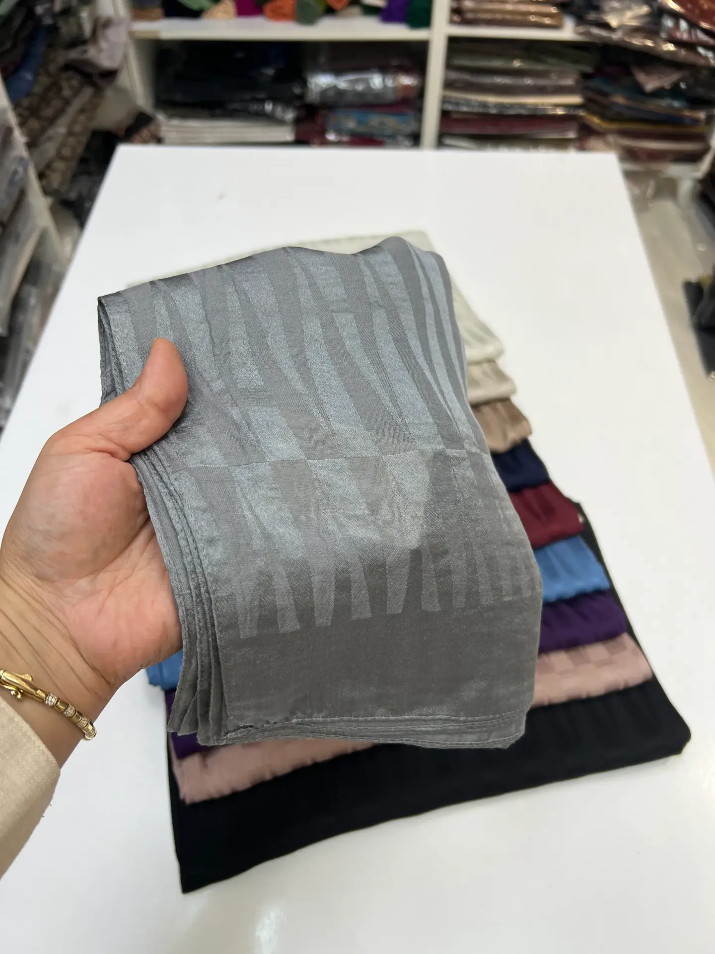 MARKA DESEN JAKAR ŞAL 1151 GRİ