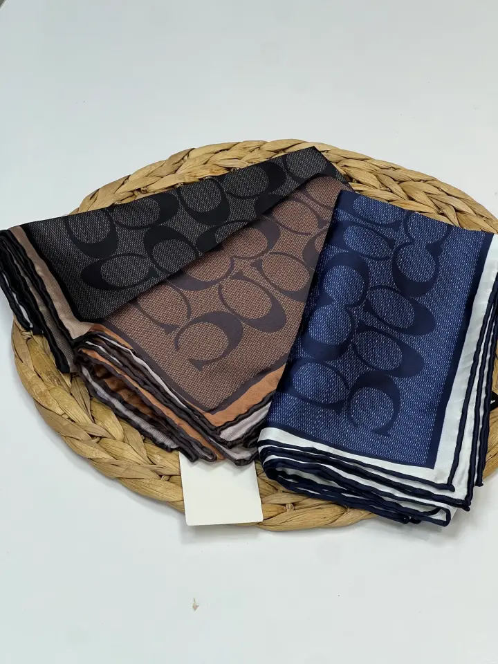 COACH DESEN İTHAL TWİL EŞARP 1034 KAHVERENGİ
