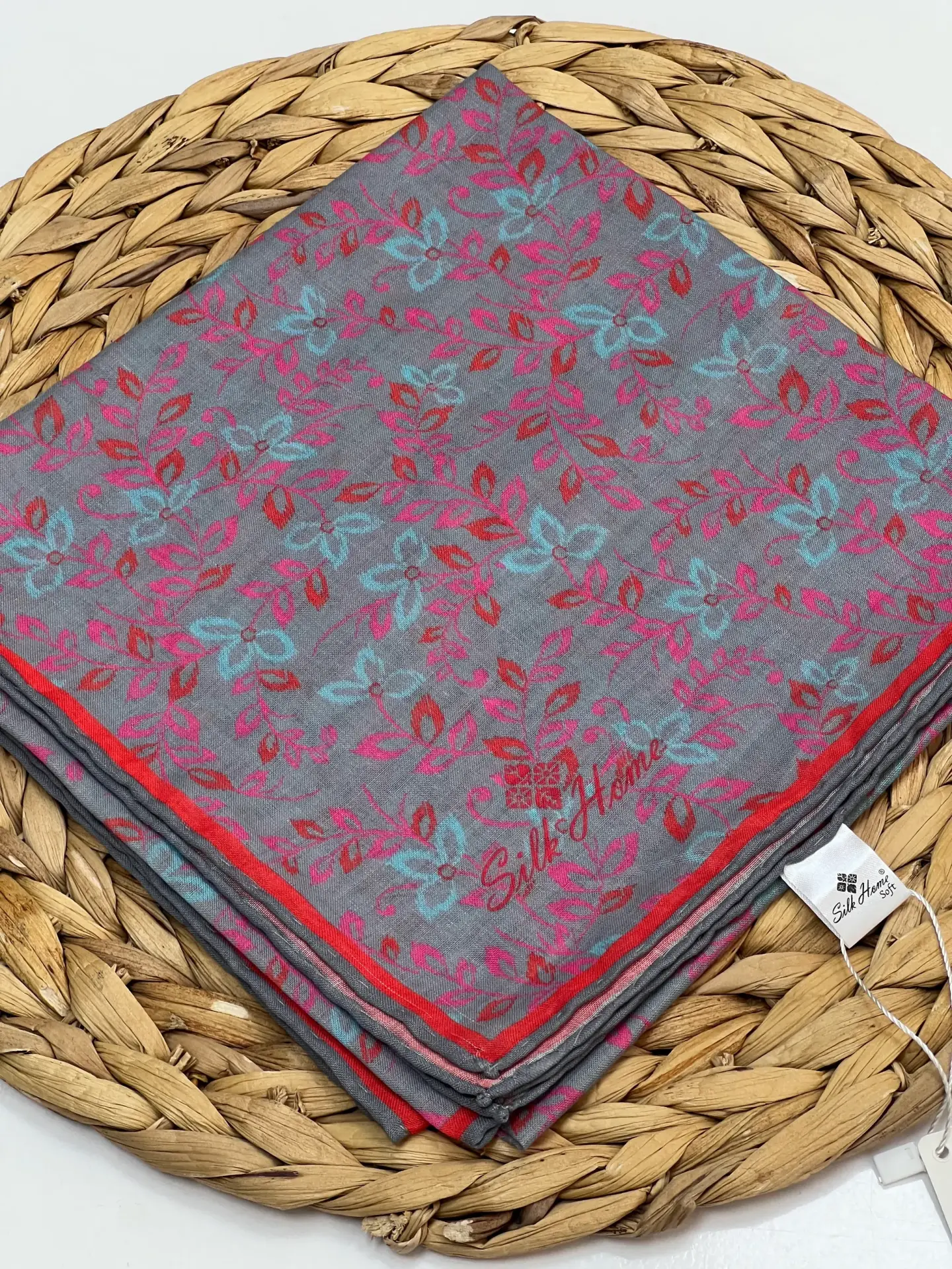 SİLK HOME MİNİK YAPRAK DESEN SOFT EŞARP MODEL 6