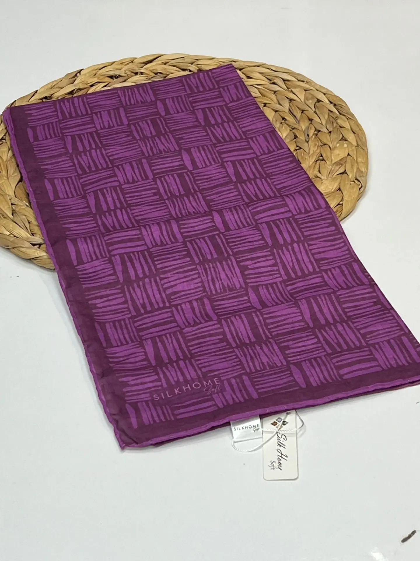SİLK HOME KİBRİT DESEN SOFT EŞARP 1036 MOR