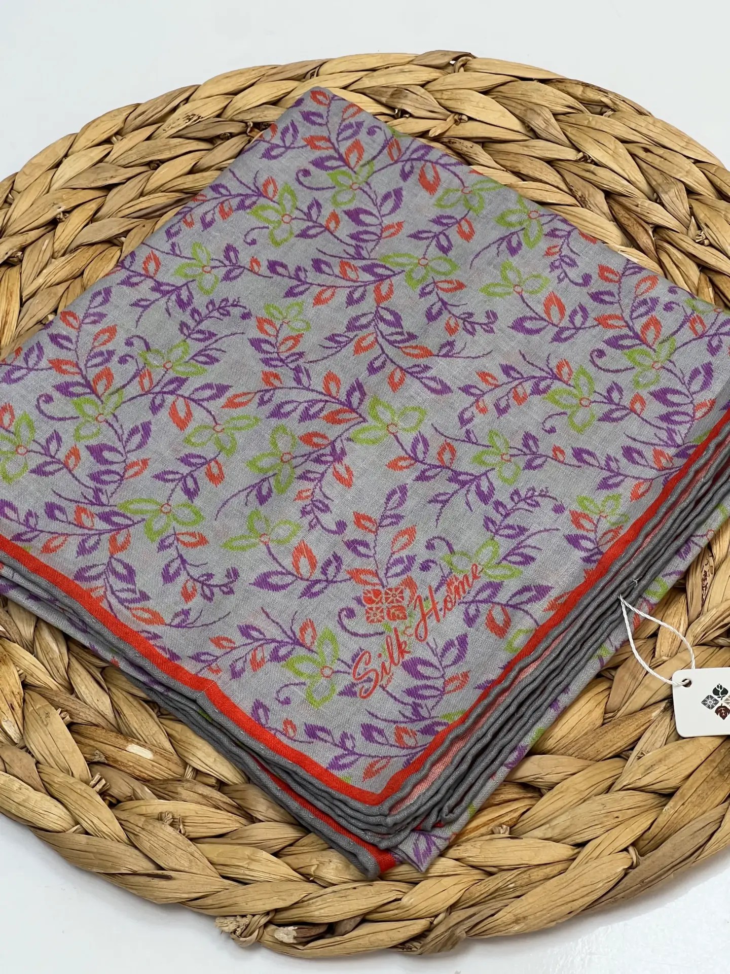 SİLK HOME MİNİK YAPRAK DESEN SOFT EŞARP MODEL 9