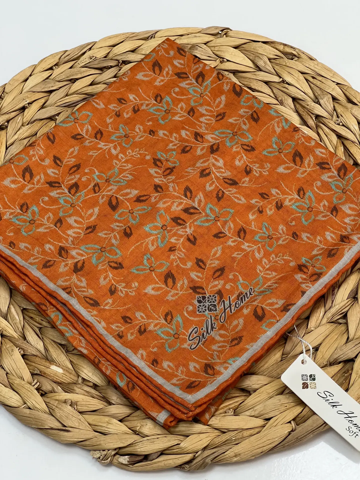 SİLK HOME MİNİK YAPRAK DESEN SOFT EŞARP MODEL 10