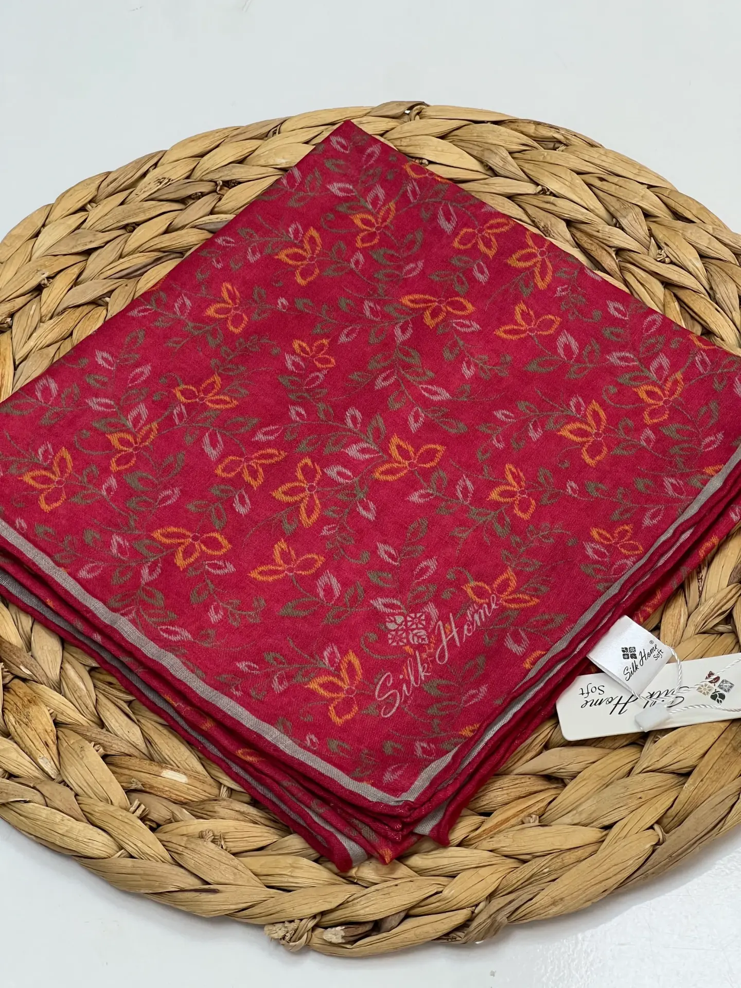 SİLK HOME MİNİK YAPRAK DESEN SOFT EŞARP MODEL 19