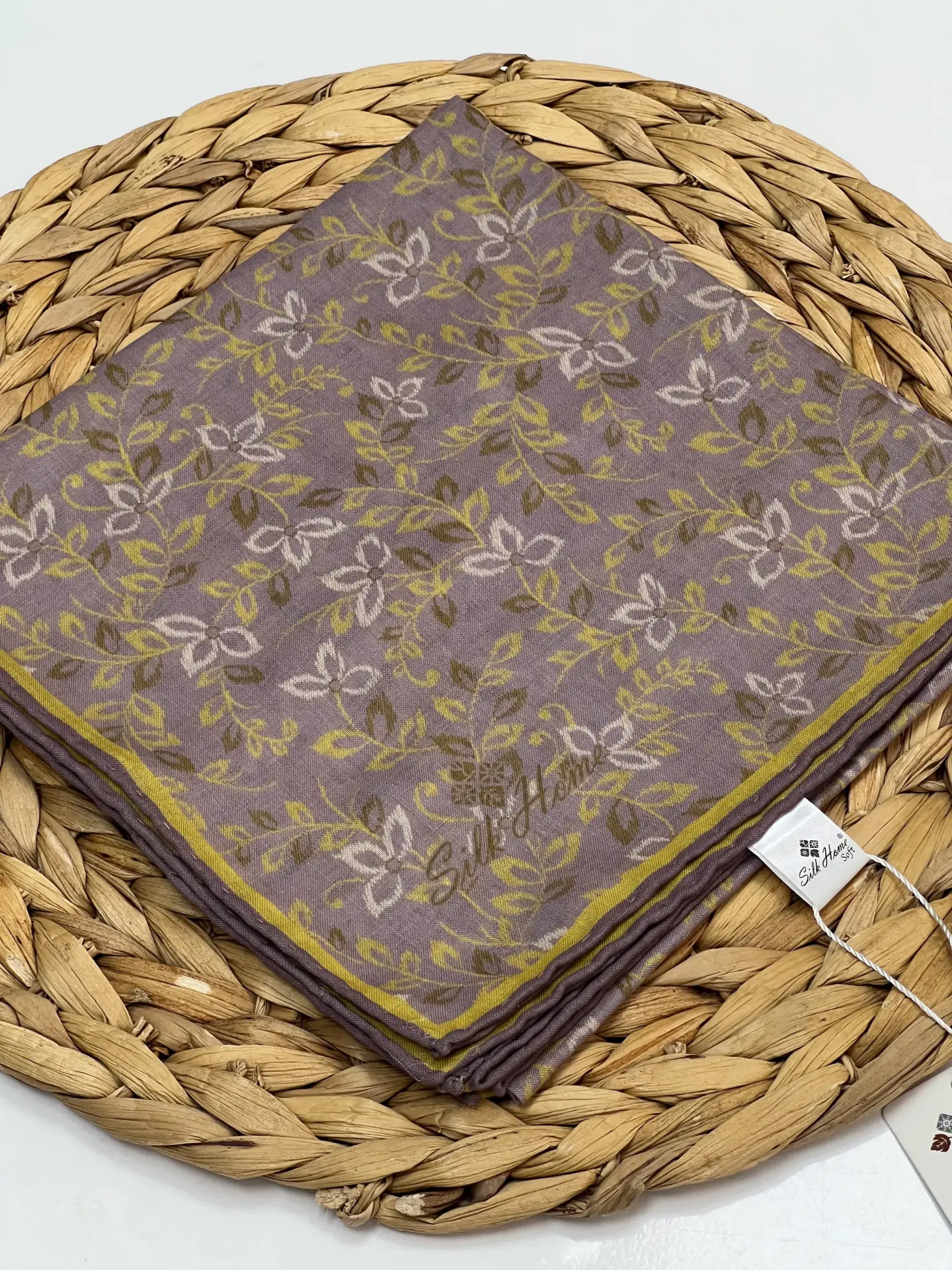 SİLK HOME MİNİK YAPRAK DESEN SOFT EŞARP MODEL 21