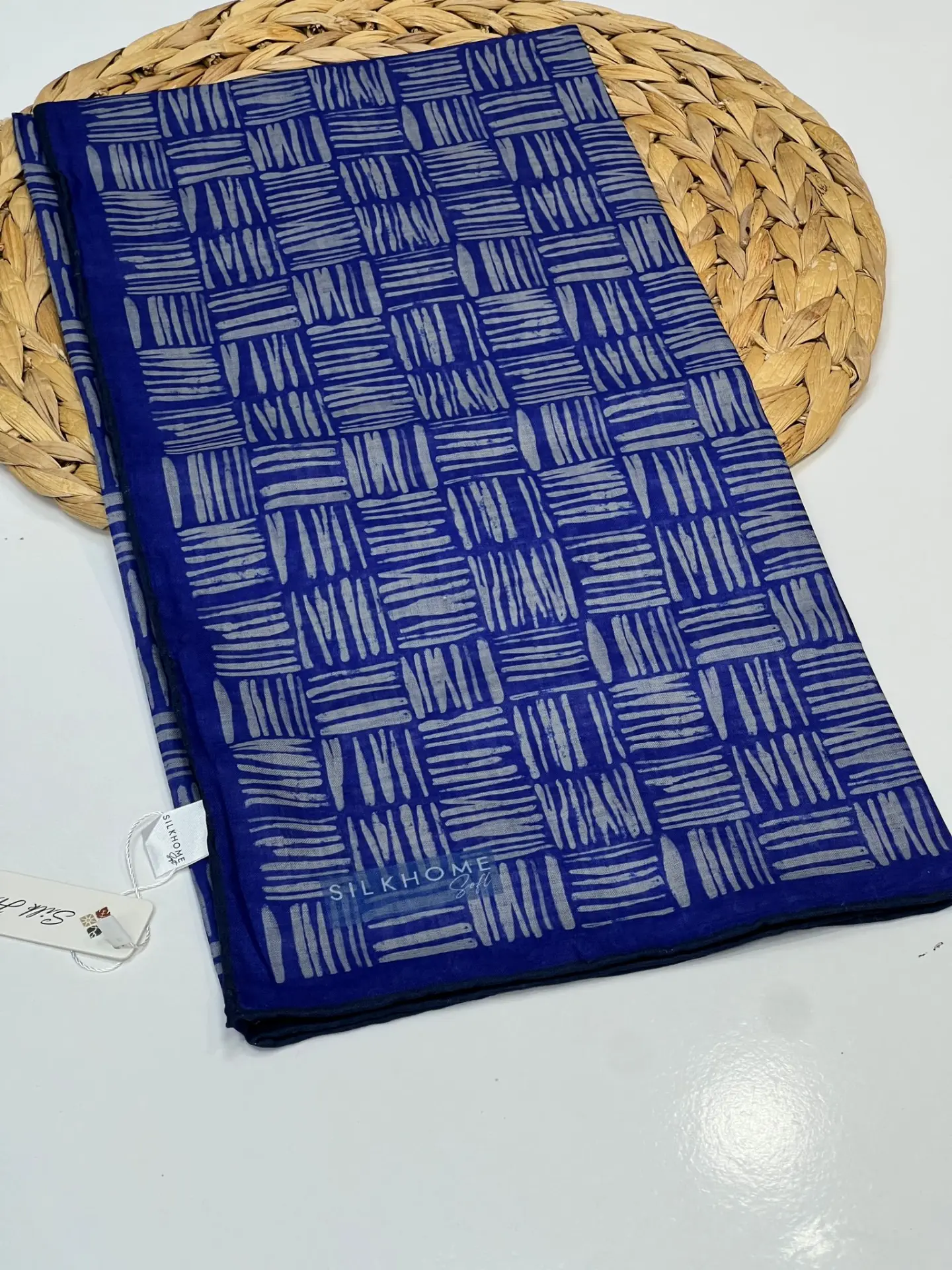 SİLK HOME KİBRİT DESEN SOFT EŞARP 1036 LACİVERT