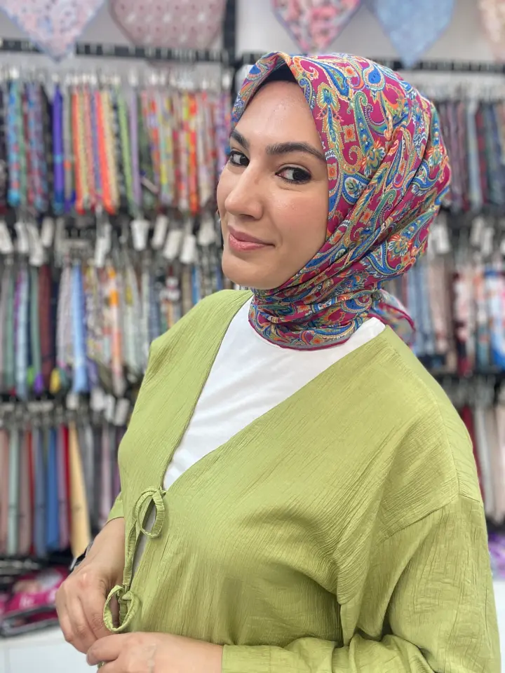 SİLK HOME ETNİK DESEN SOFT EŞARP