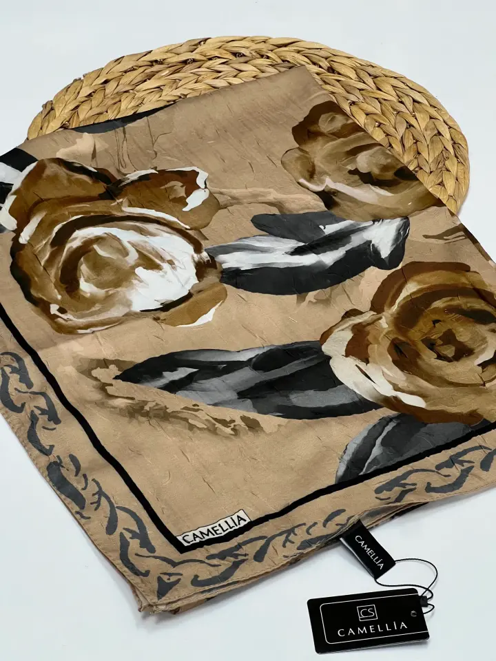 ÇİÇEK DESEN BAMBU KRAŞ ŞAL 2 SARI